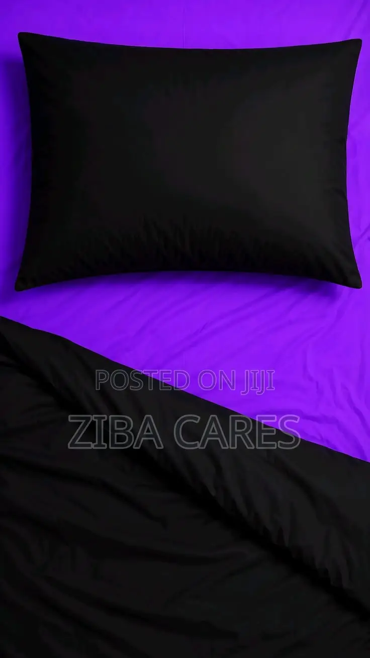 Black and Purple Bed