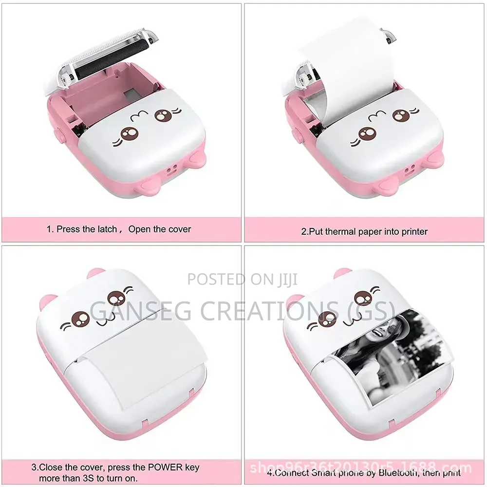 Brand New Cute Mini Pocket Thermal Printer Kit (Inkless)