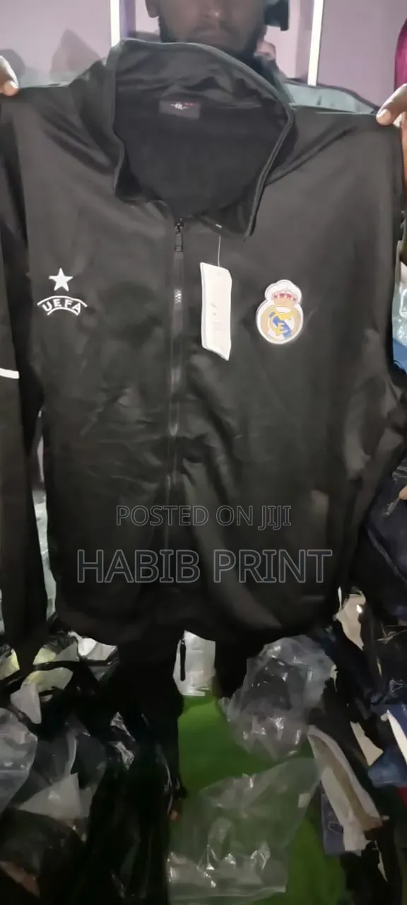 Real Madrid Full Zip Tracksuit (Jacket Trouser Set)