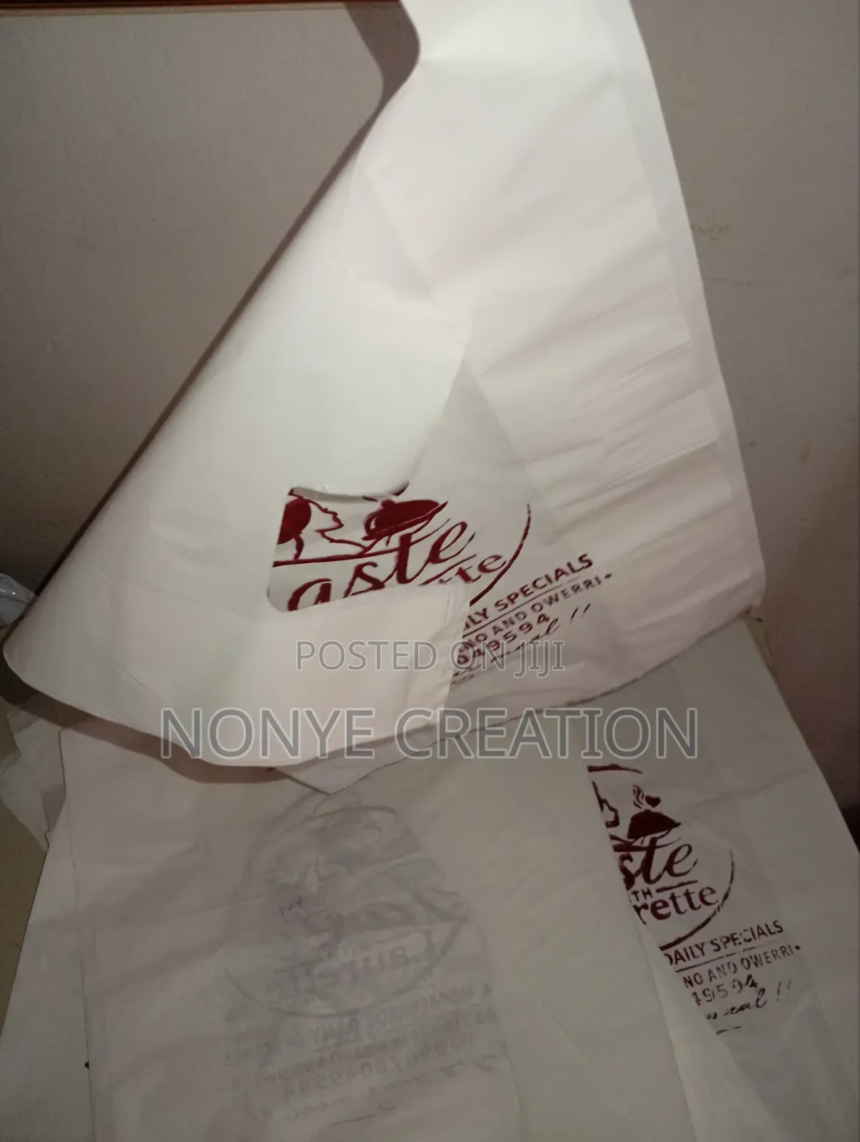 Nylon Printing and Design (Poly Bags Size)