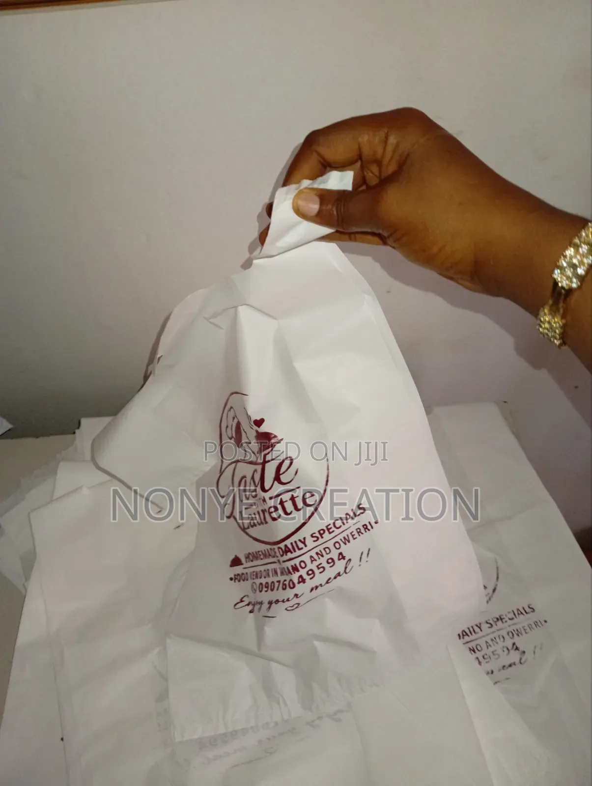 Nylon Printing and Design (Poly Bags Size)