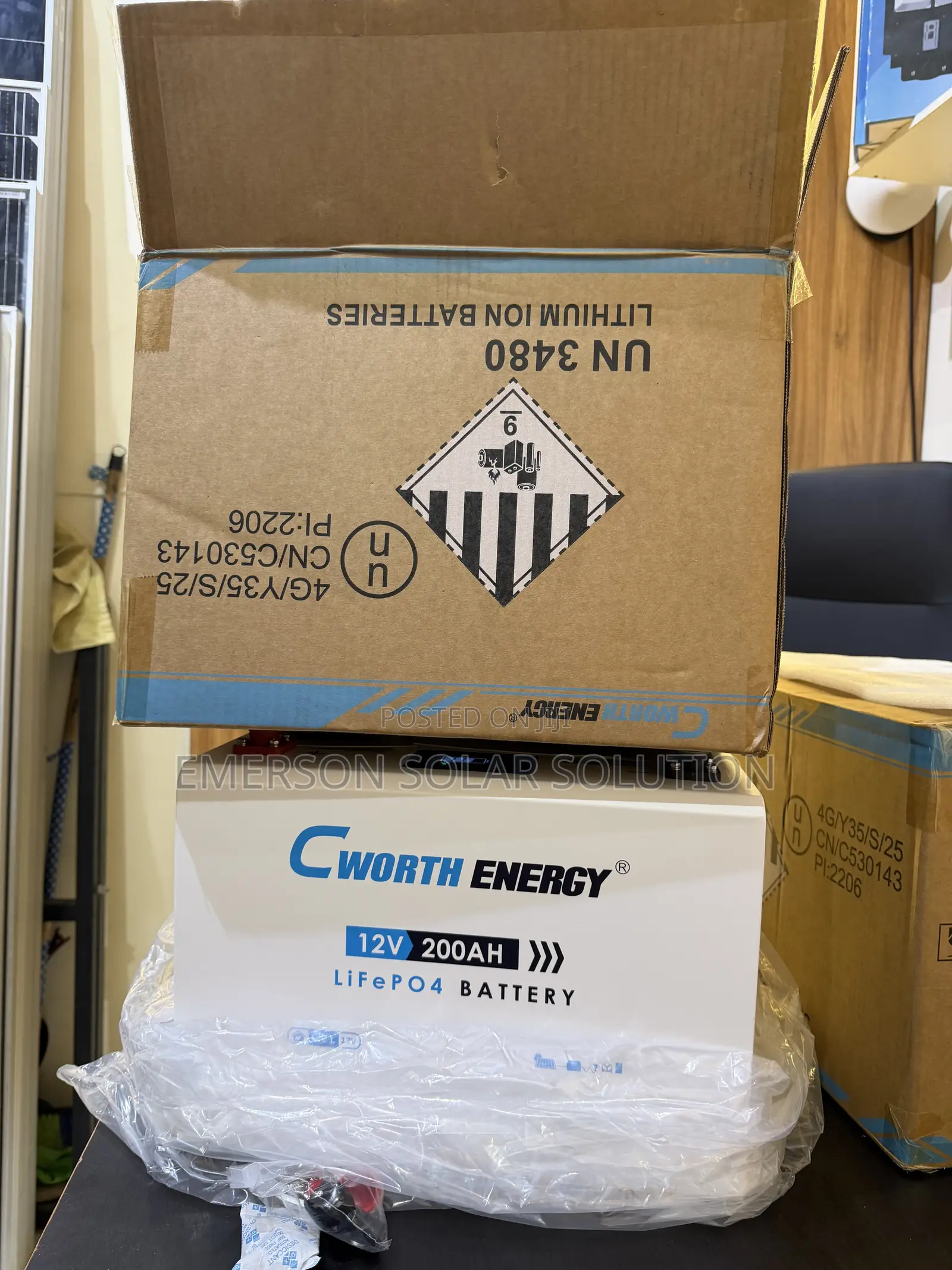 2.5kwh 12v 200ah Cworth Energy Lithium Battery