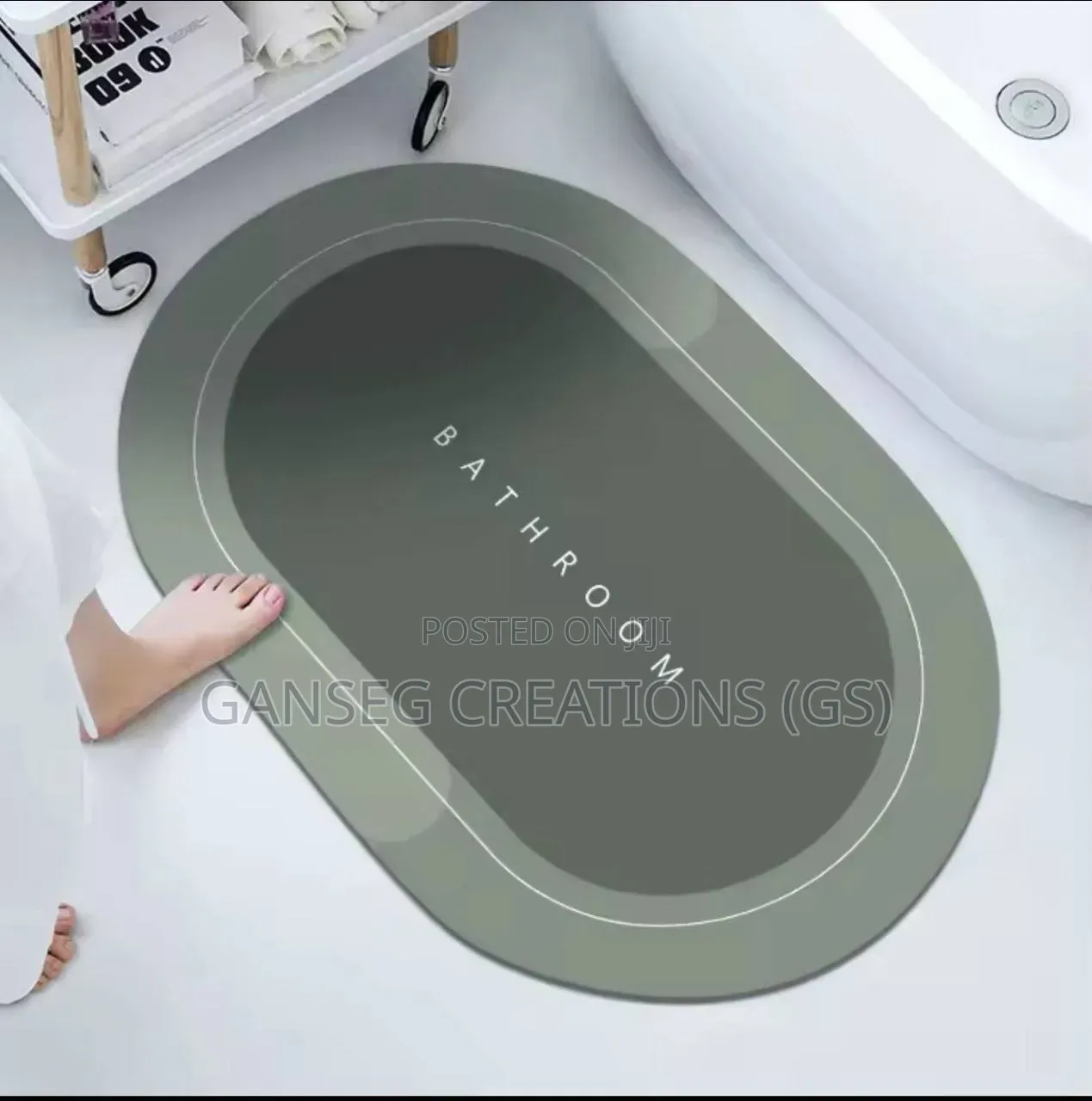 Bathroom Absorbent Bath Mat Coral Velvet Super Rapid Water Absorption
