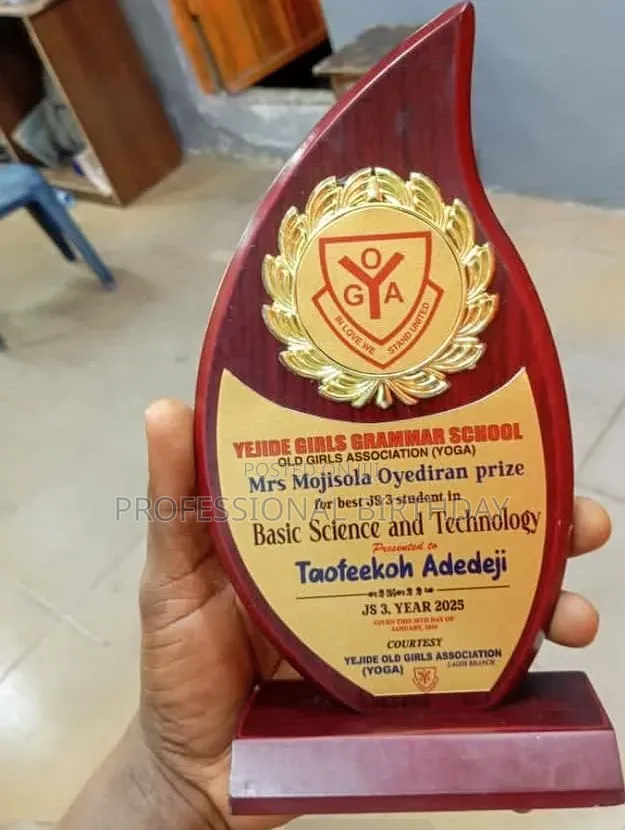Best Staff Award, Wood Solid Award, Lagos