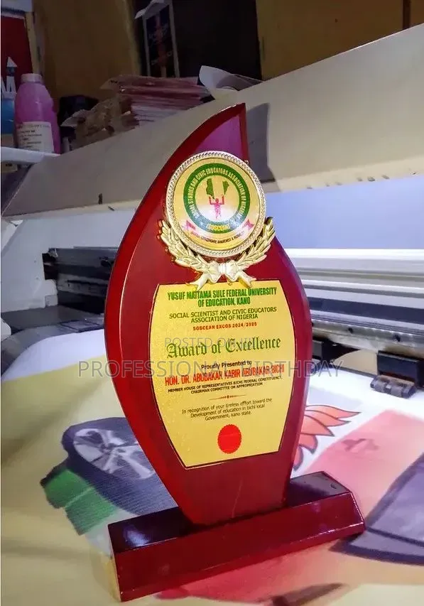 Recognition Awards and Certificate of Excellence, Lagos