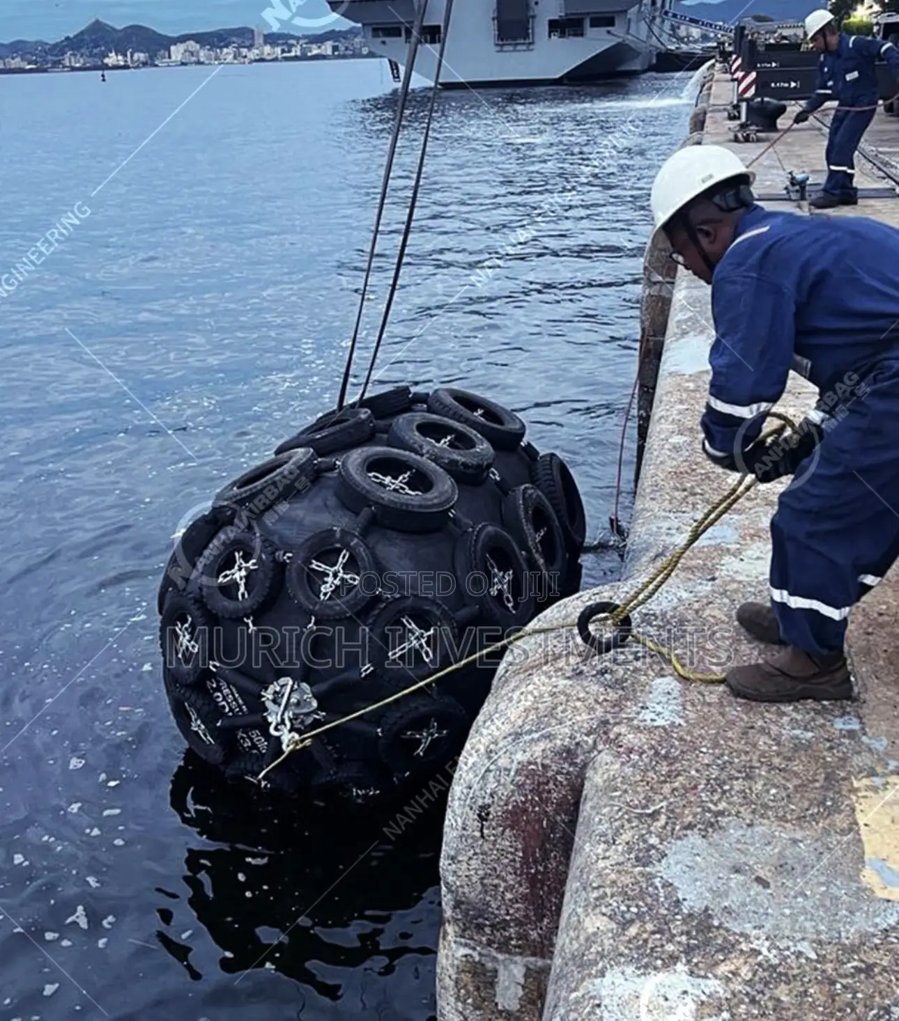 Pneumatic Tyre Fender 2000 × 3500 for Marine Dock Protection