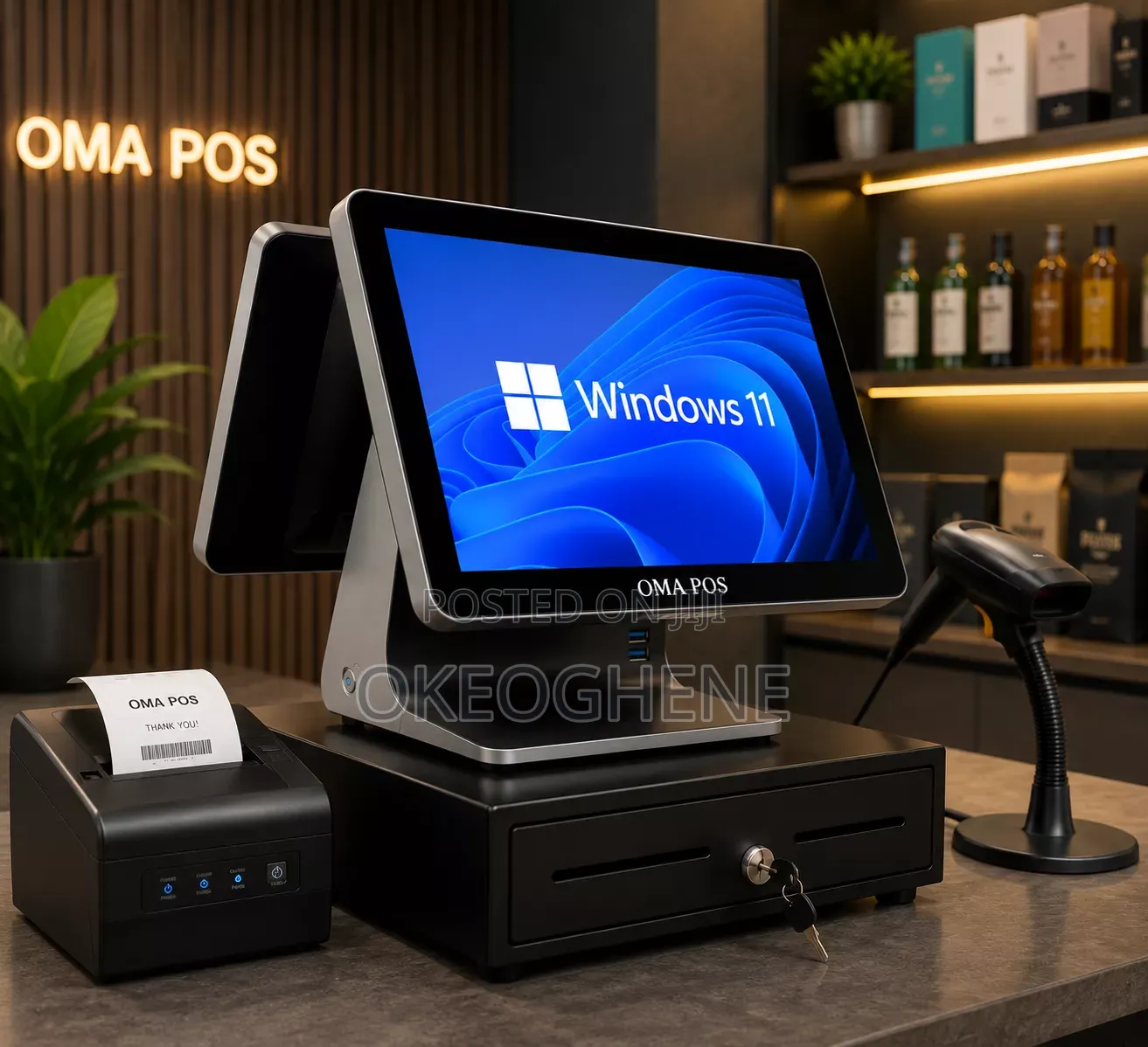 Double Screen Pos System