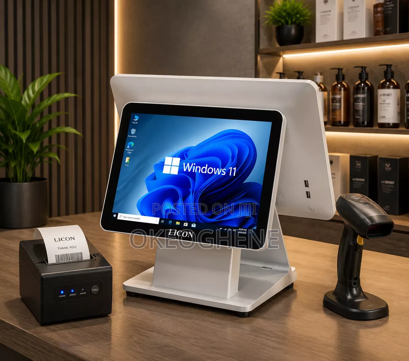 Double Screen Pos System