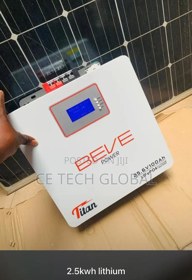 Beve 2.5kwh 25.6v 100a Lithium Battery