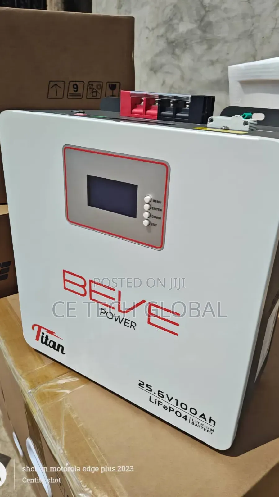 Beve 2.5kwh 25.6v 100a Lithium Battery