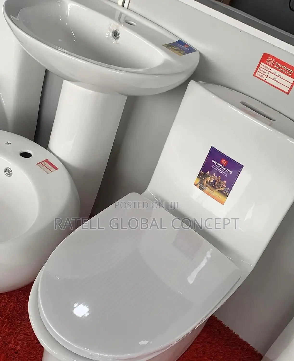 Sweethome Edge Executive Toilet Set
