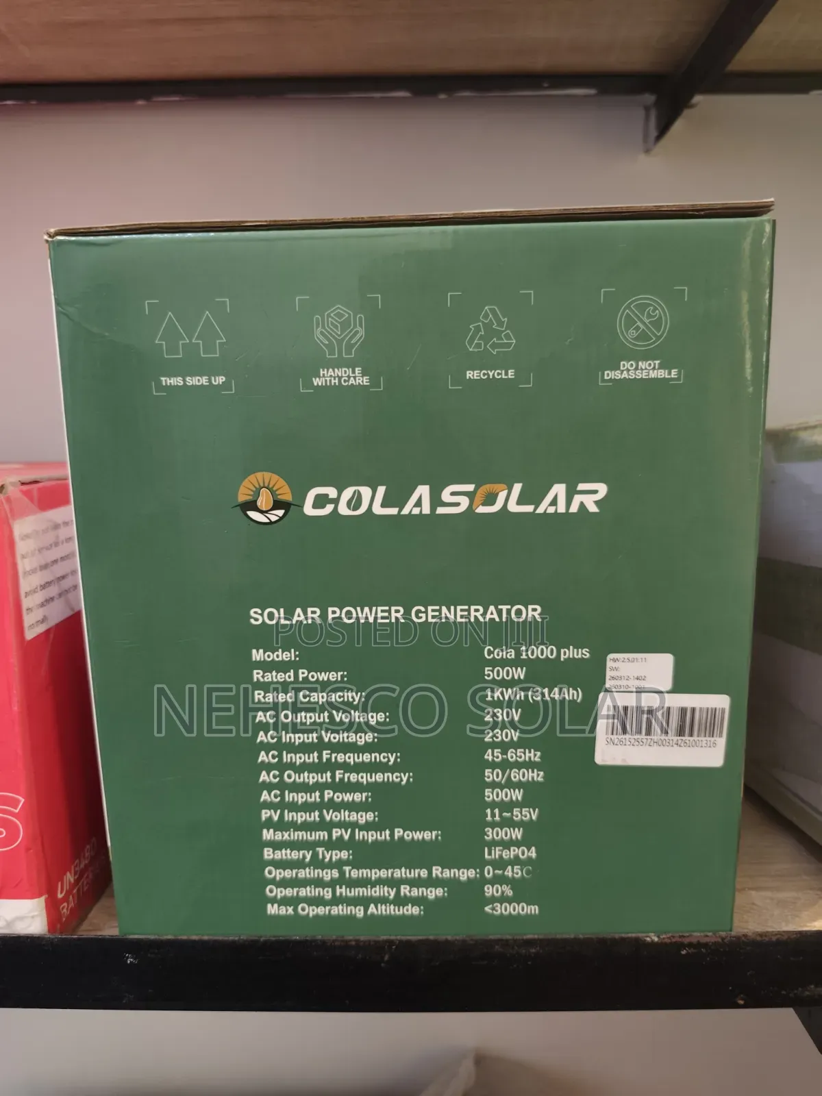 500w Colasolar Plus Eco-Friendly Solar Generator for Everyday Use