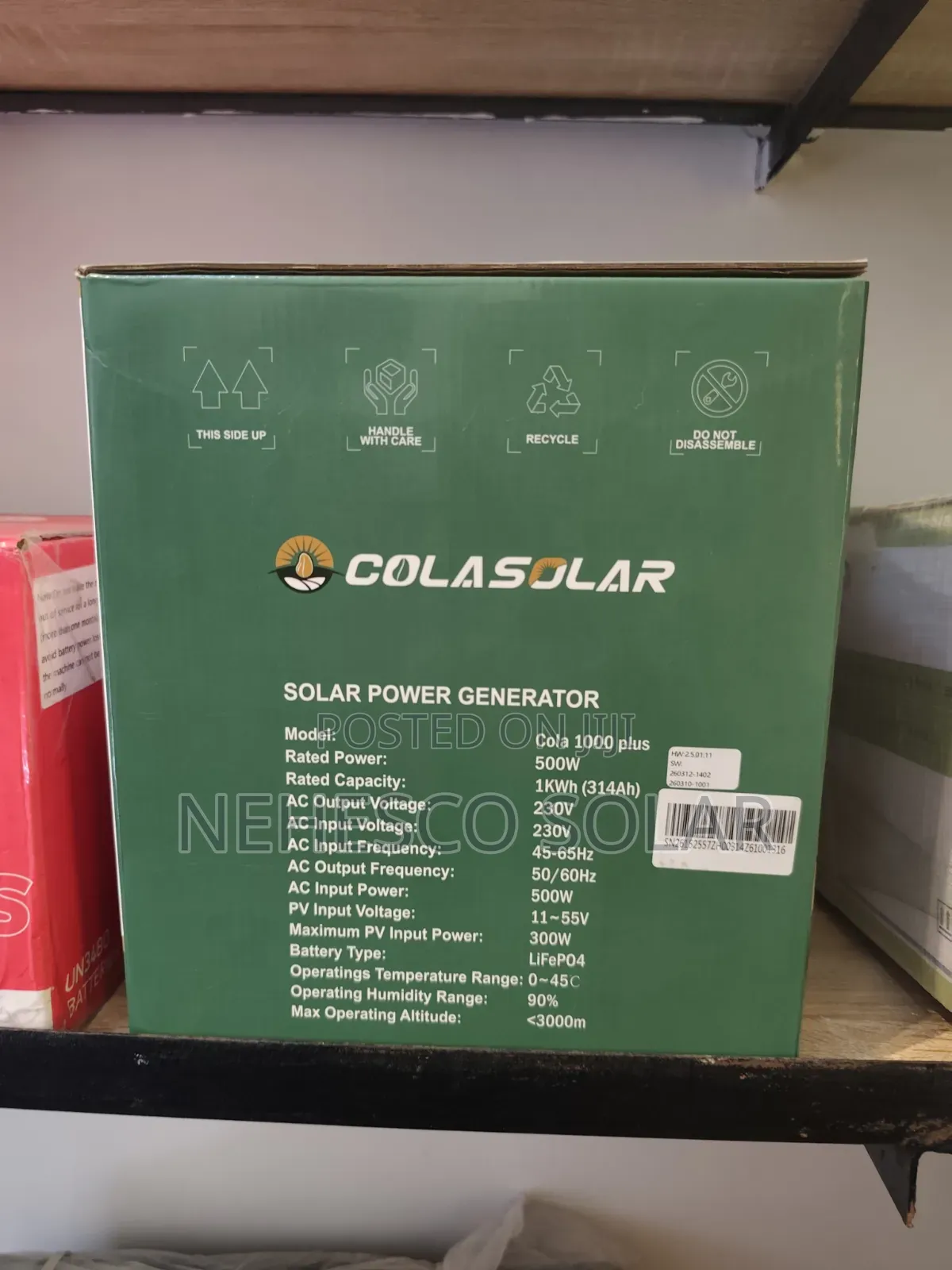 New Arrival: Colasolar 1000 Plus Solar Generator for Home Offices