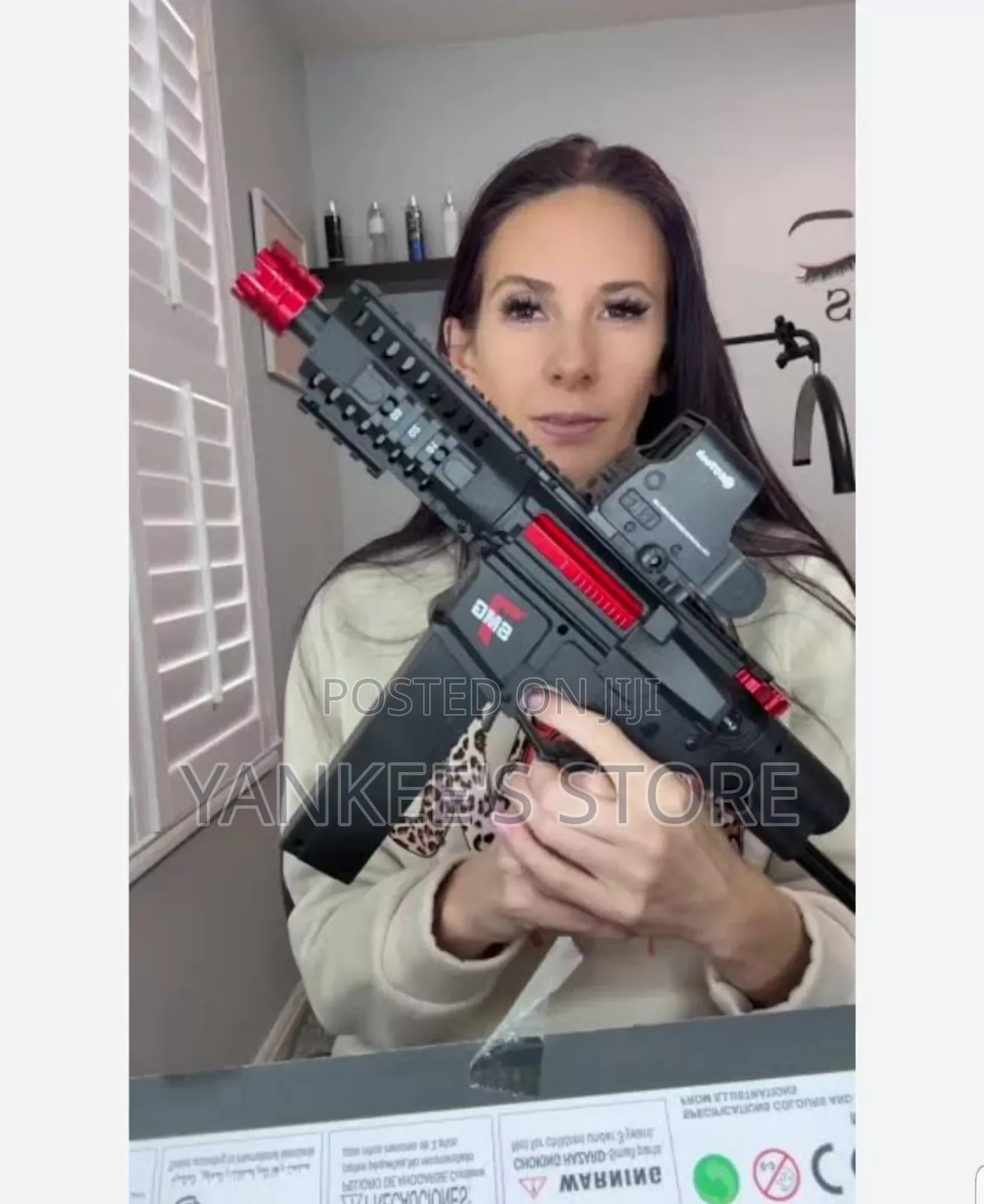 Crystal Bullet Launcher Tactical Version Toy Gun