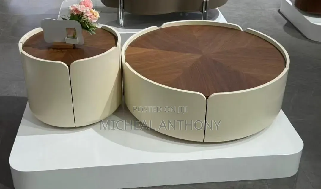 New Design Centre Table High Two in One With High Quality Wood Top