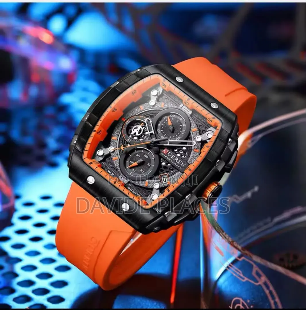 Quality Curren Chronograph Unisex Wristwatch , Avaliable in Colours