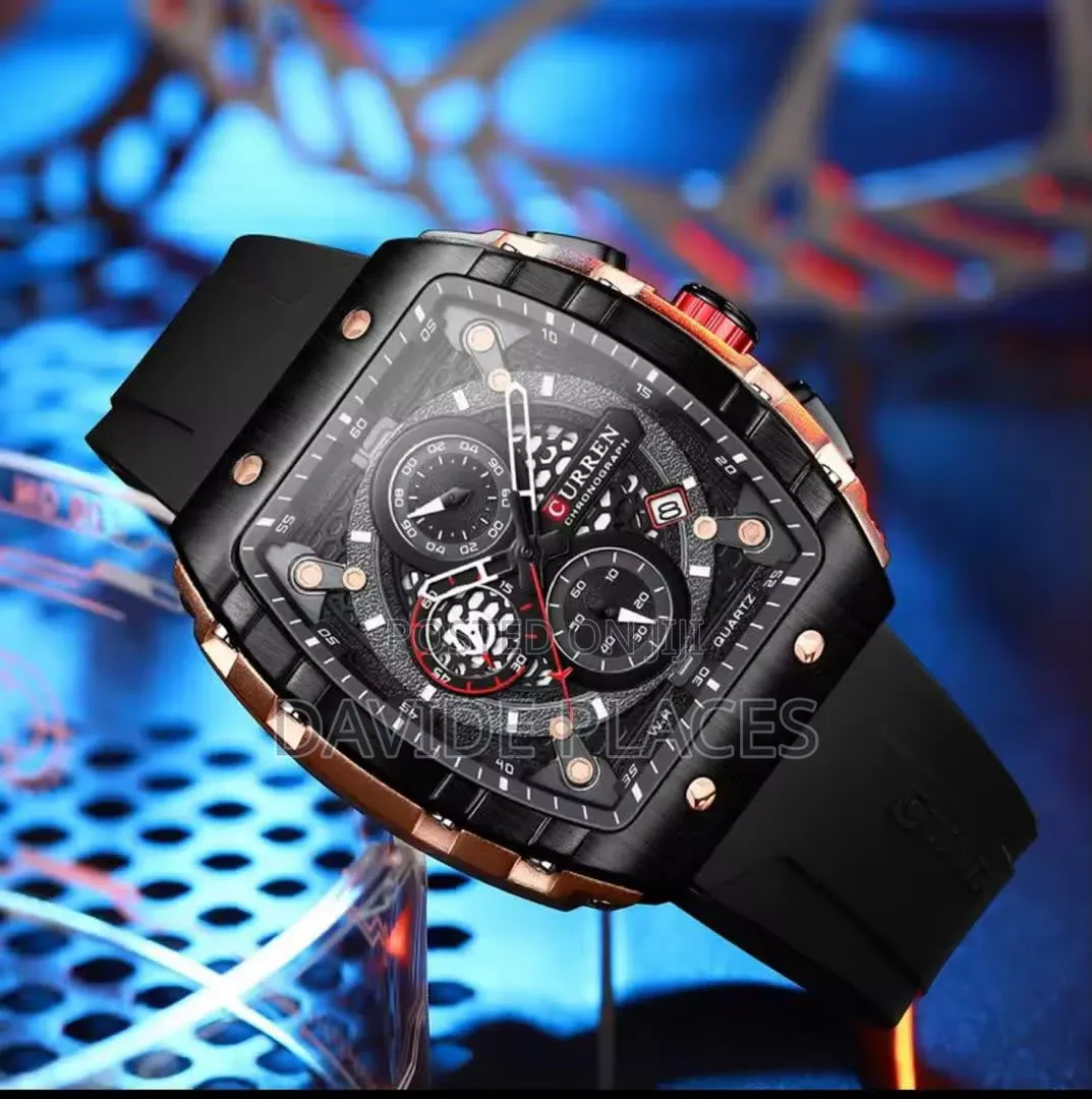 Quality Curren Chronograph Unisex Wristwatch , Avaliable in Colours