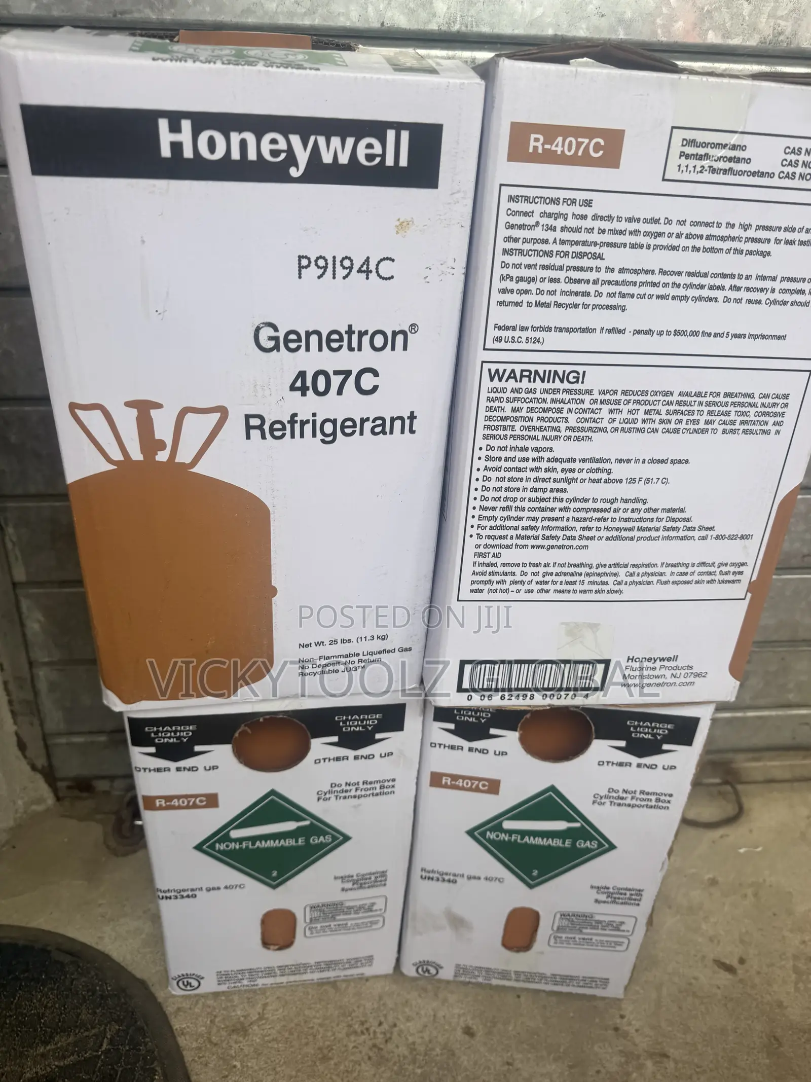 Honeywell R407c Refrigerant Gas 11.36kg