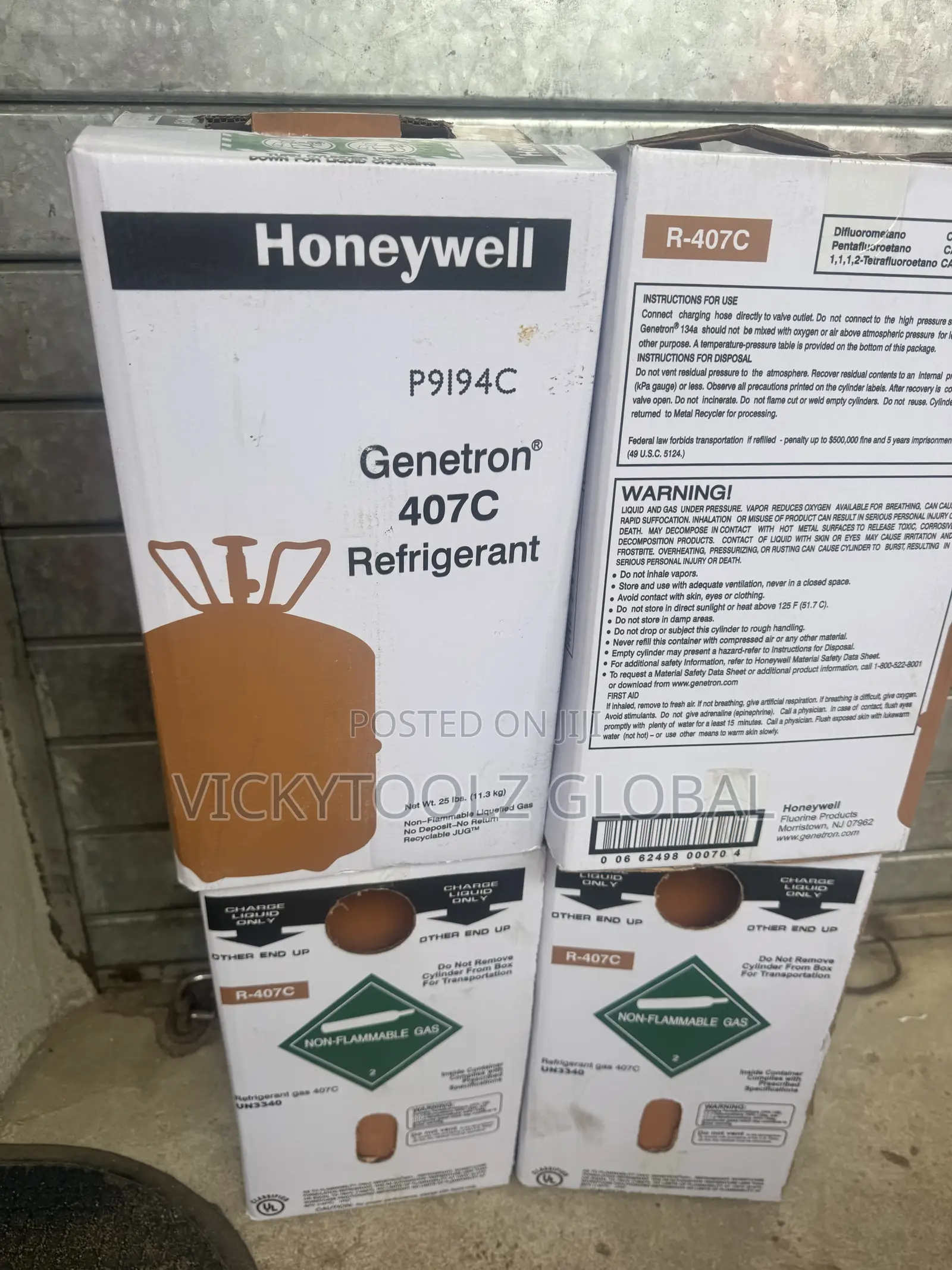 Honeywell R407c Refrigerant Gas 11.36kg