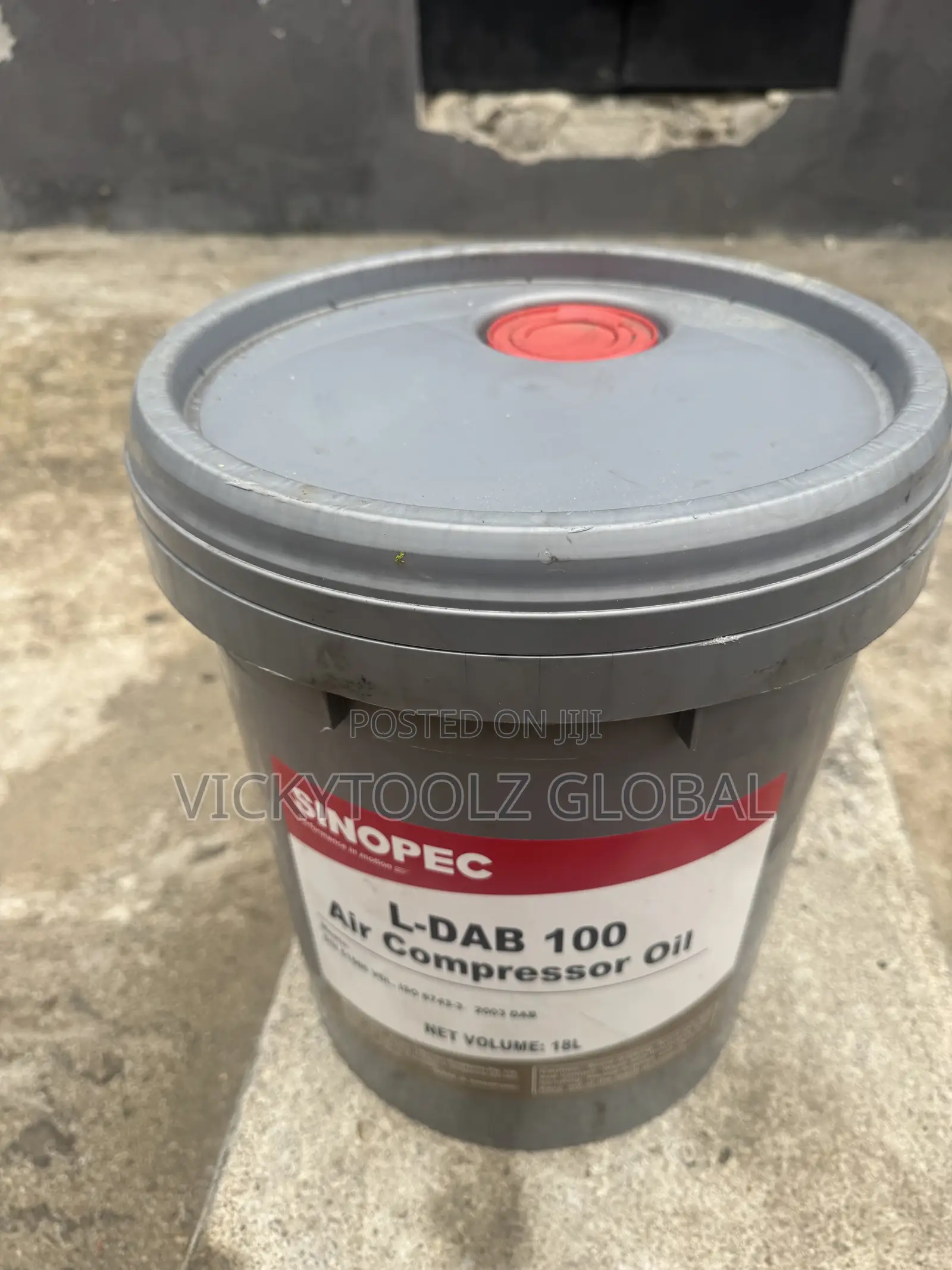 Sinopec L-Dab 100 Mineral Air Compressor Oil 20litres