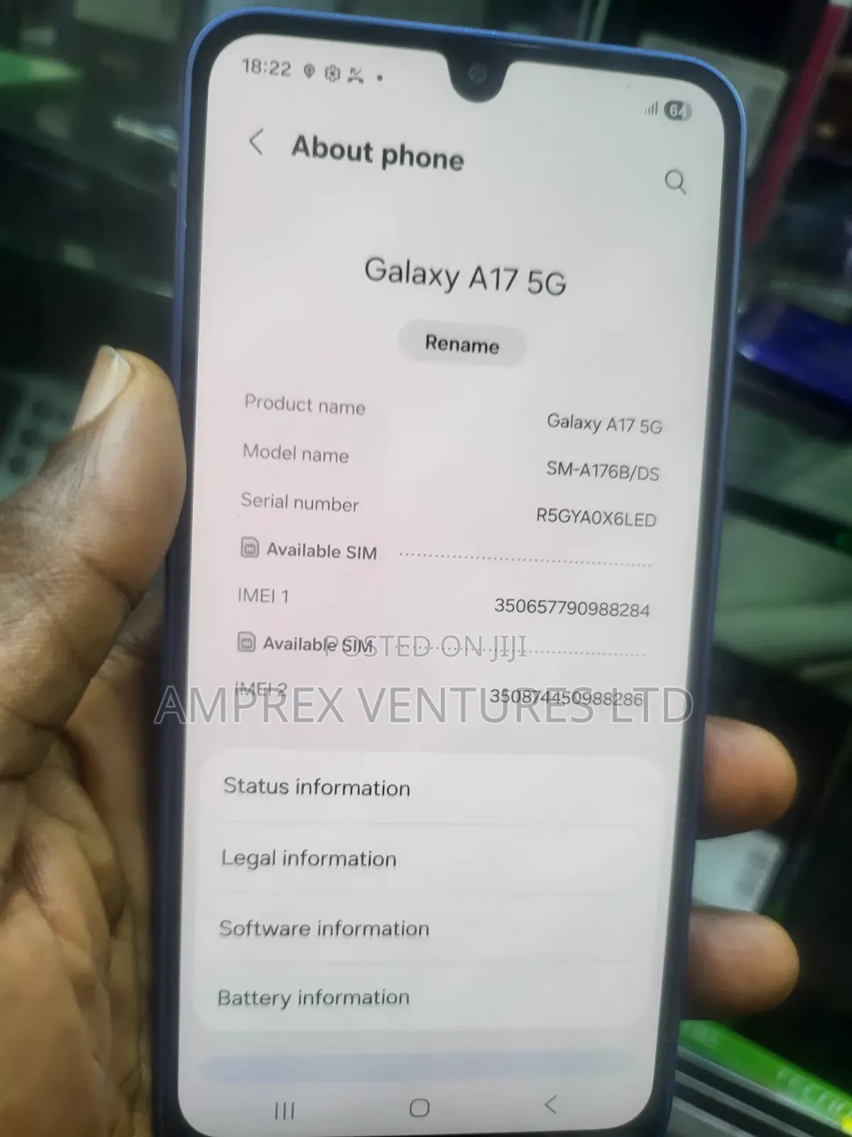 Samsung Galaxy A17 5G 128 GB Blue