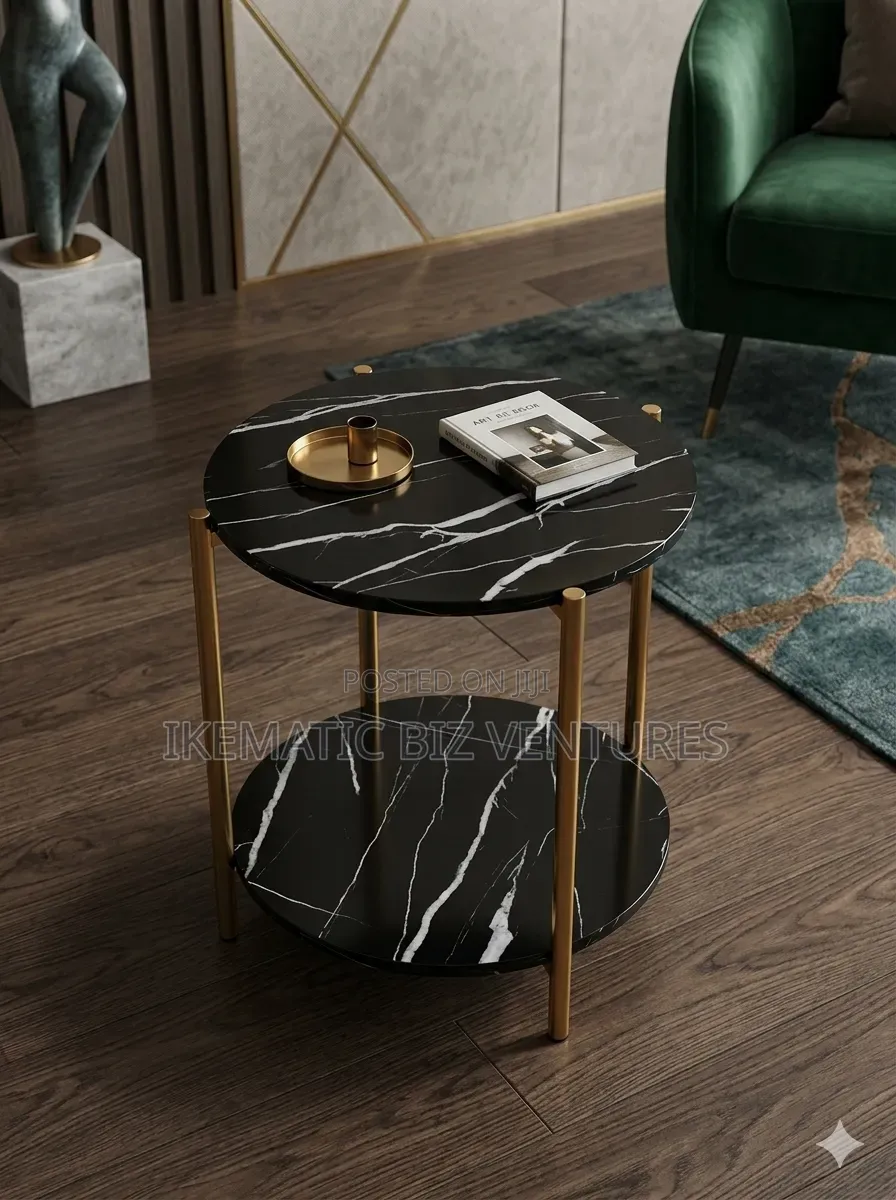 Black Nordic Side Table