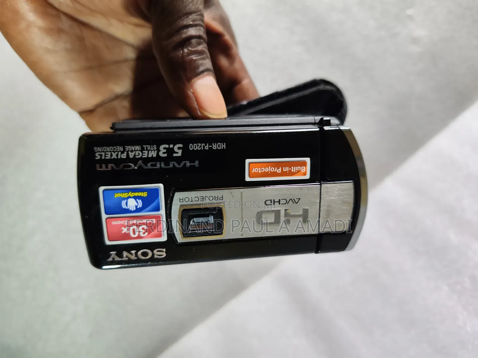 Sony Video Camera for Livestream With Projector