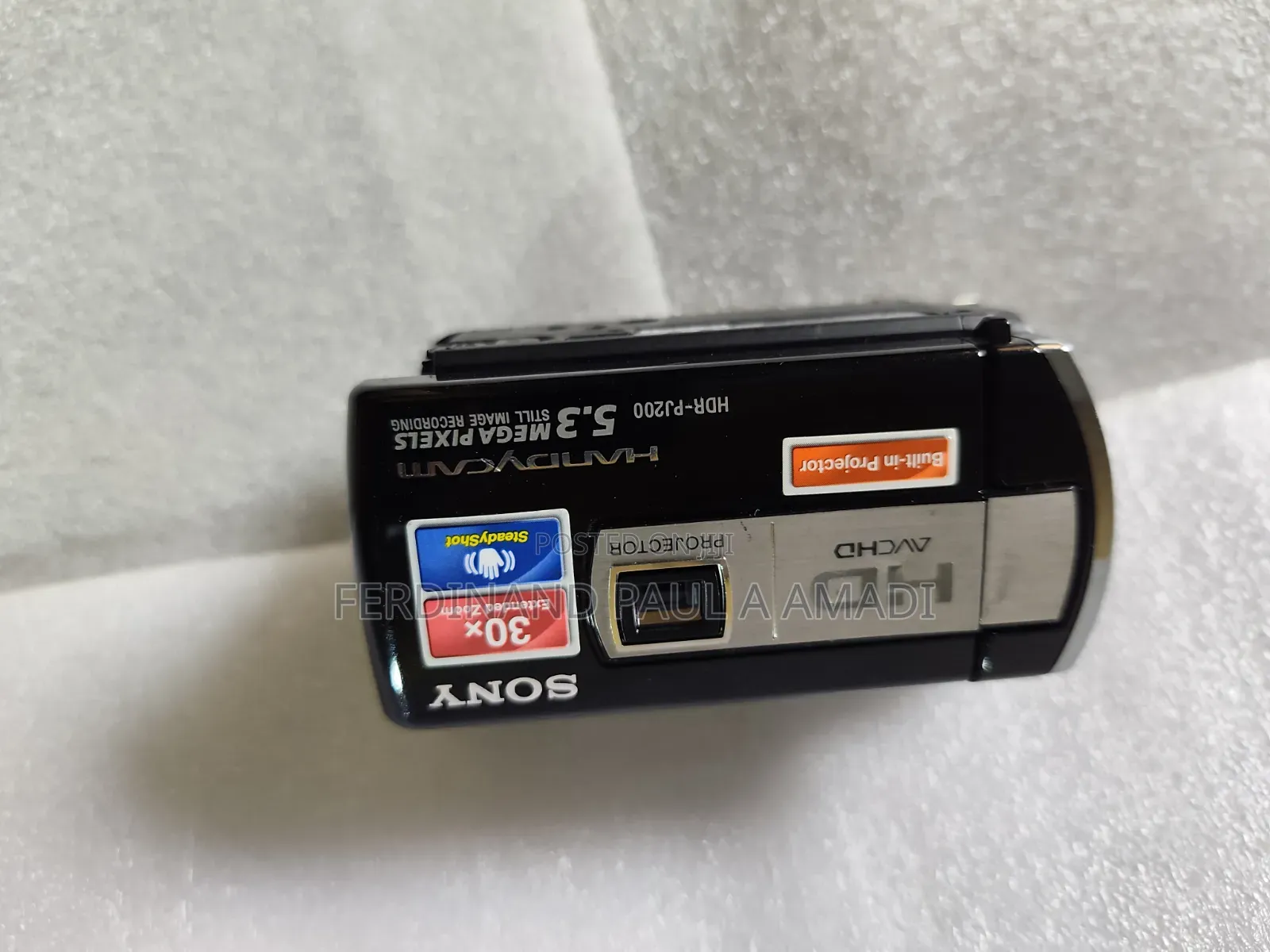 Sony Video Camera for Livestream With Projector