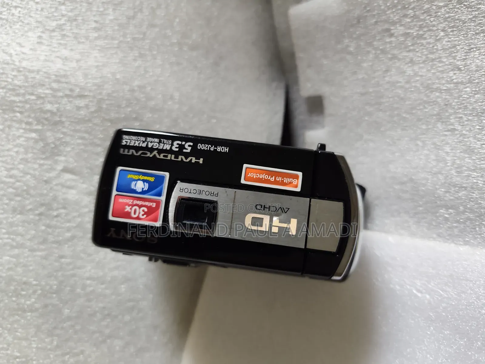 Sony Video Camera for Livestream With Projector