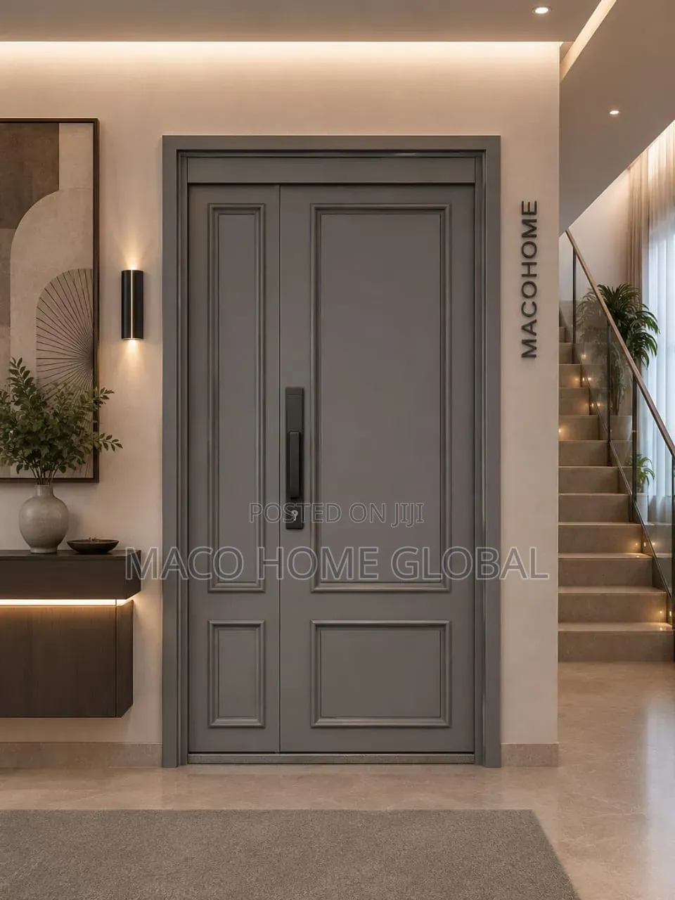Fire Proof Security Door Extra Hight 2400 X 1200. Quality We Trust