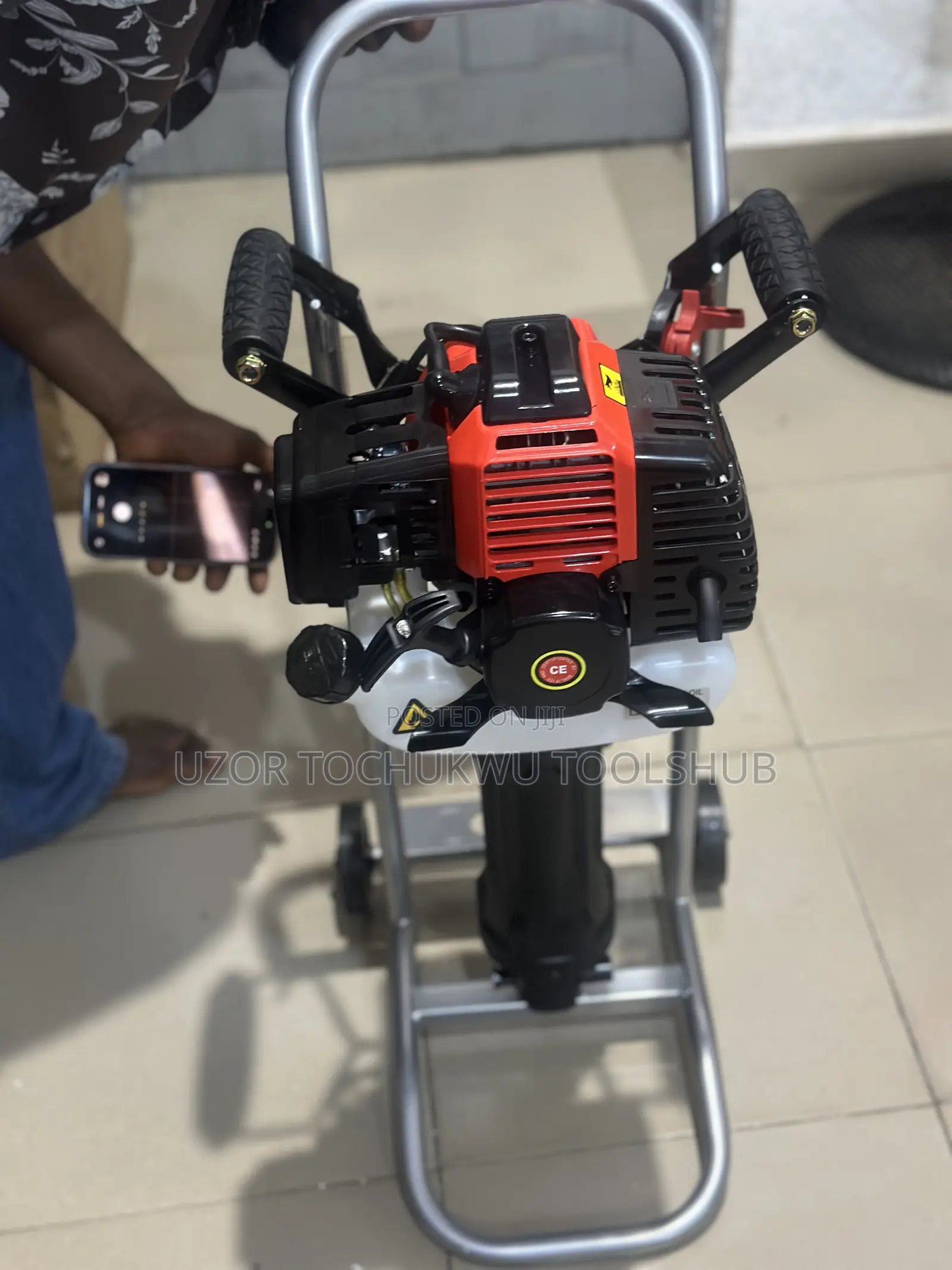 New 2-Stroke Petrol Jack Hammer/Gasoline Concrete Breaker With Trolley