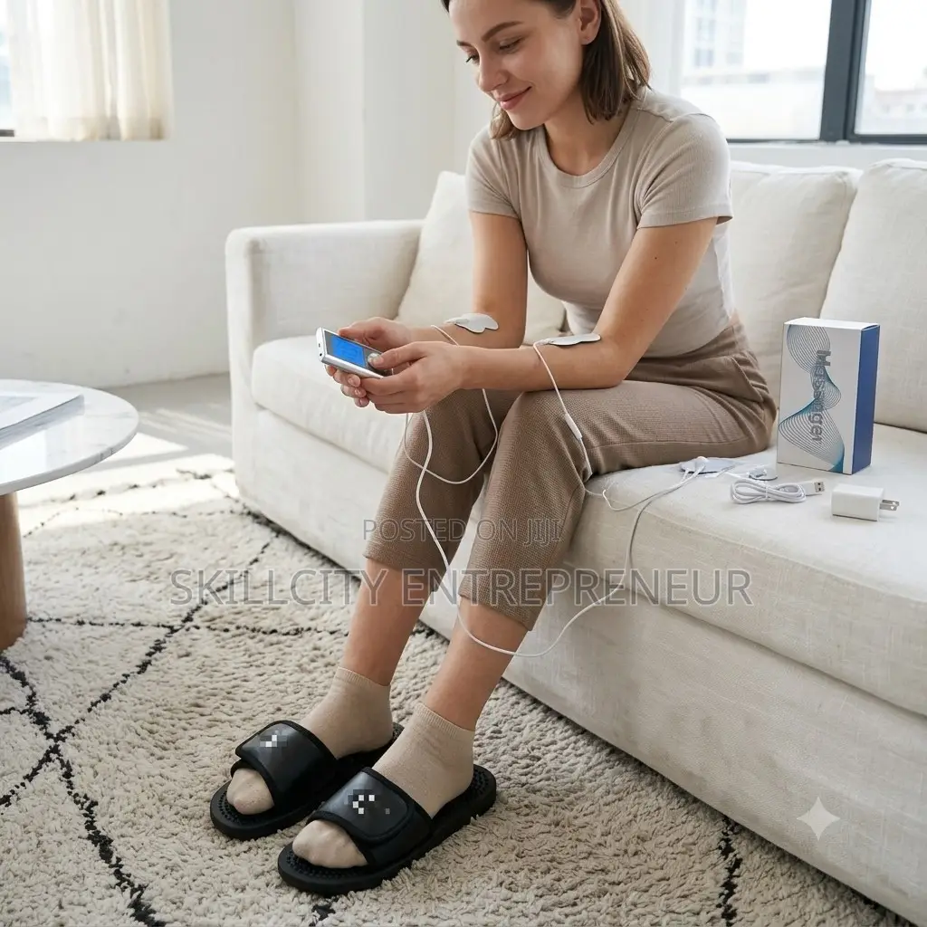 Foot Massager Slippers With Therapy Massager Machine
