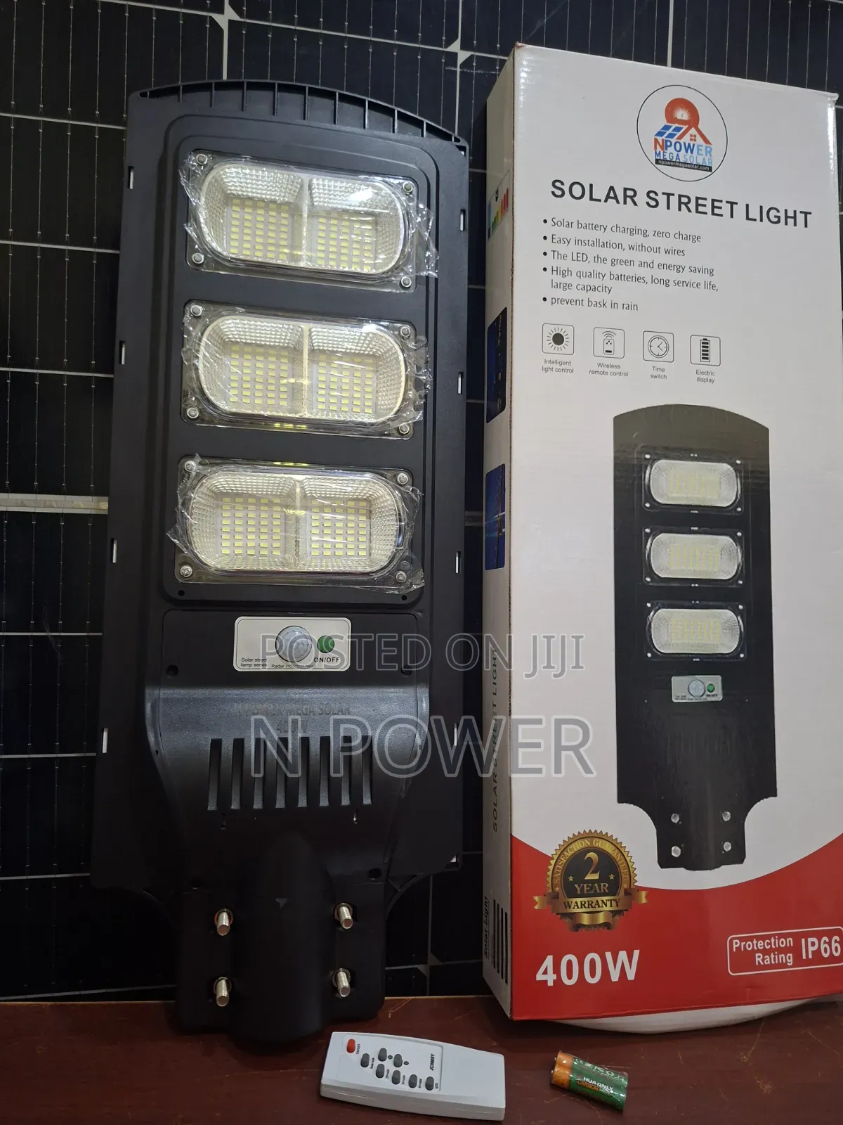 N Power Solar Street Light 400w Original