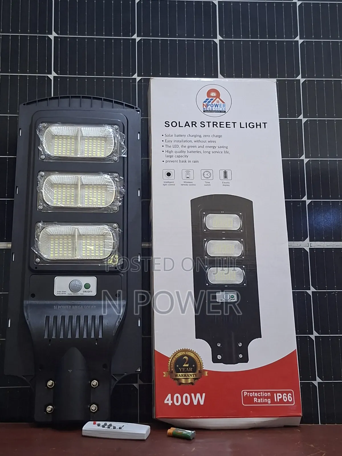 N Power Solar Street Light 400w Original