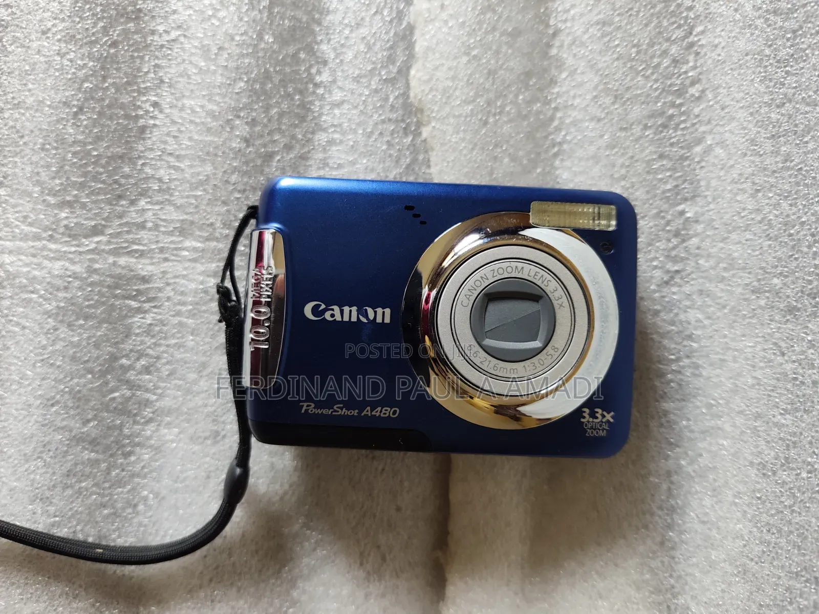 Canon Powershot Digital Photo Video Camera for Vintage Passport