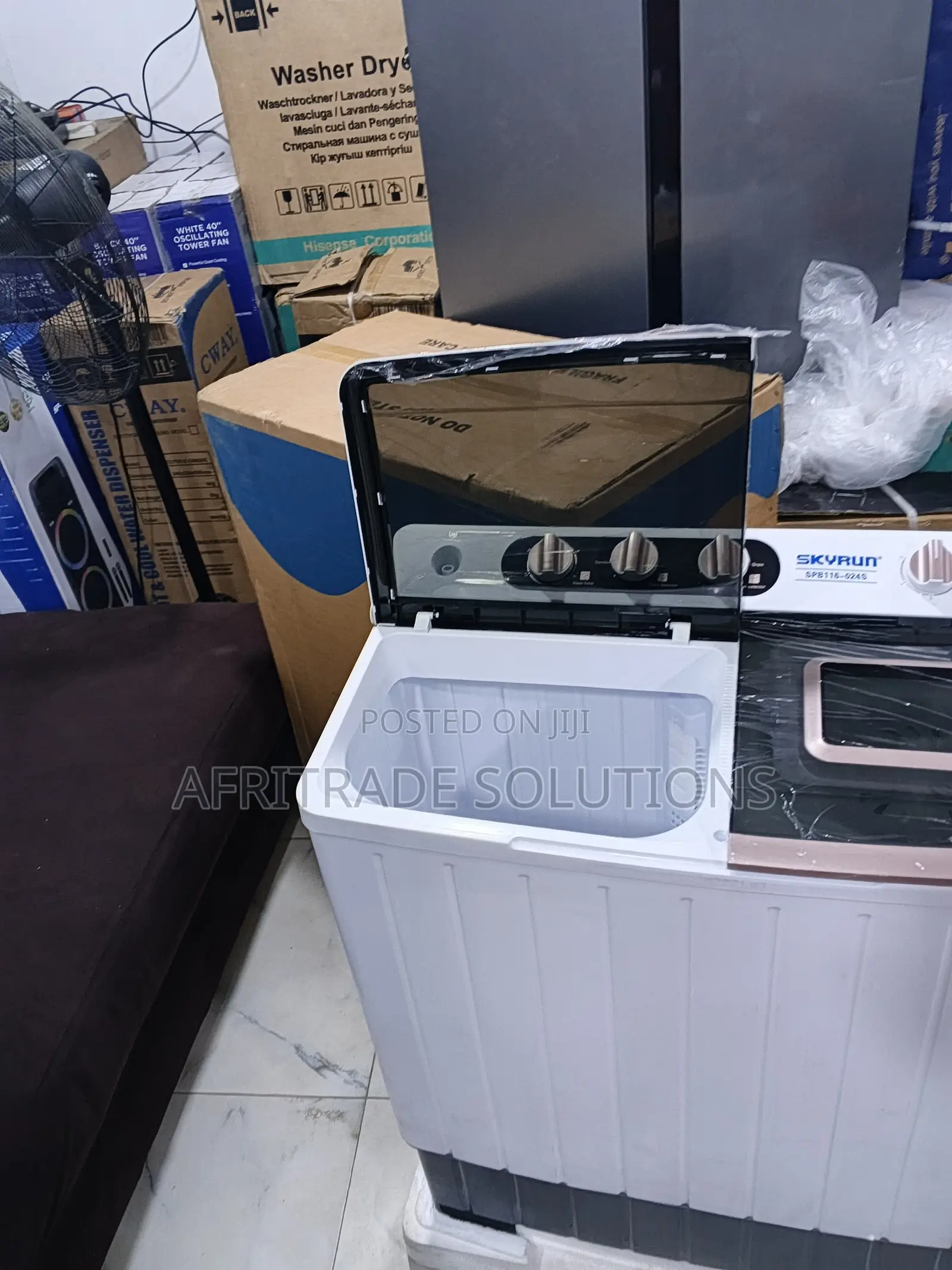 Skyrun 11kg Semi-Auto Twin Tub Washer