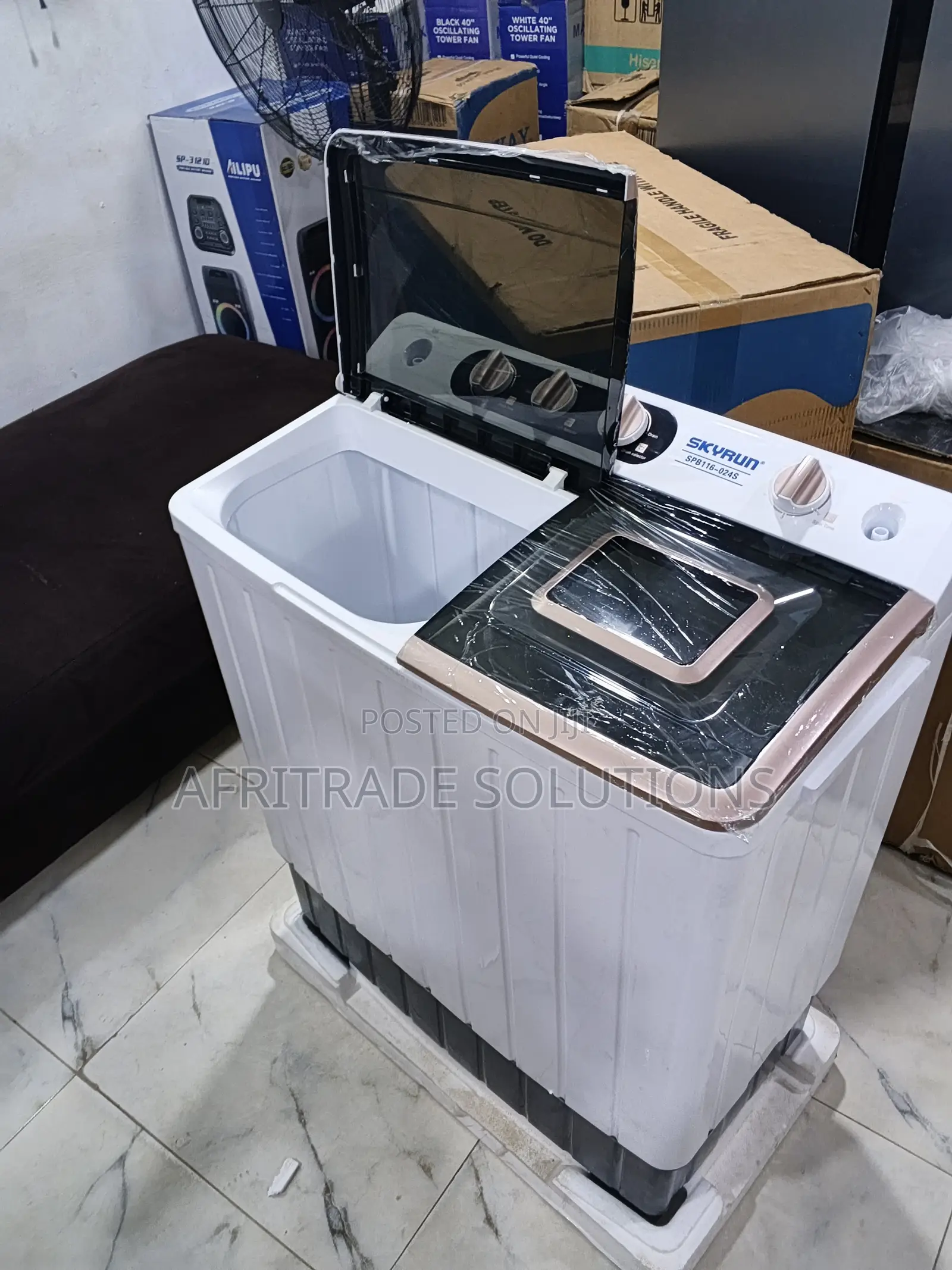 Skyrun 11kg Semi-Auto Twin Tub Washer