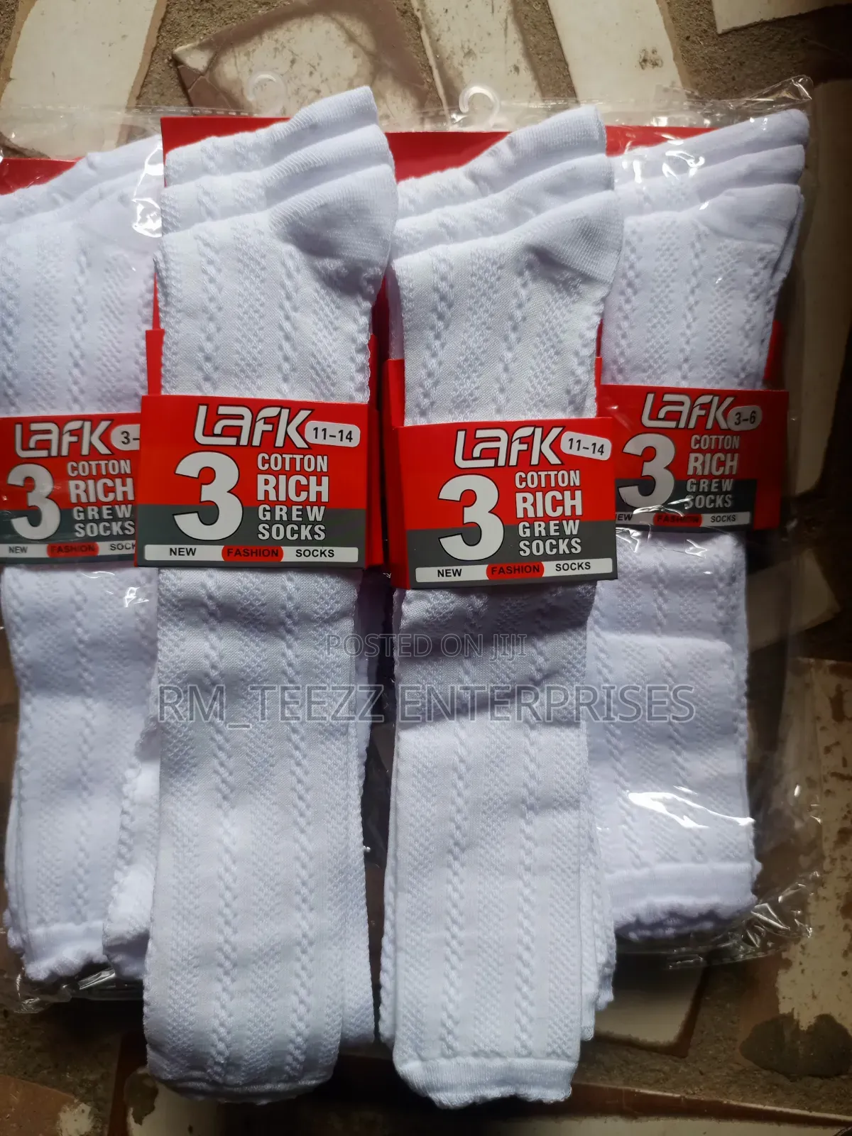 3-in-1 Lark Cotton Rich Kneel Length Socks