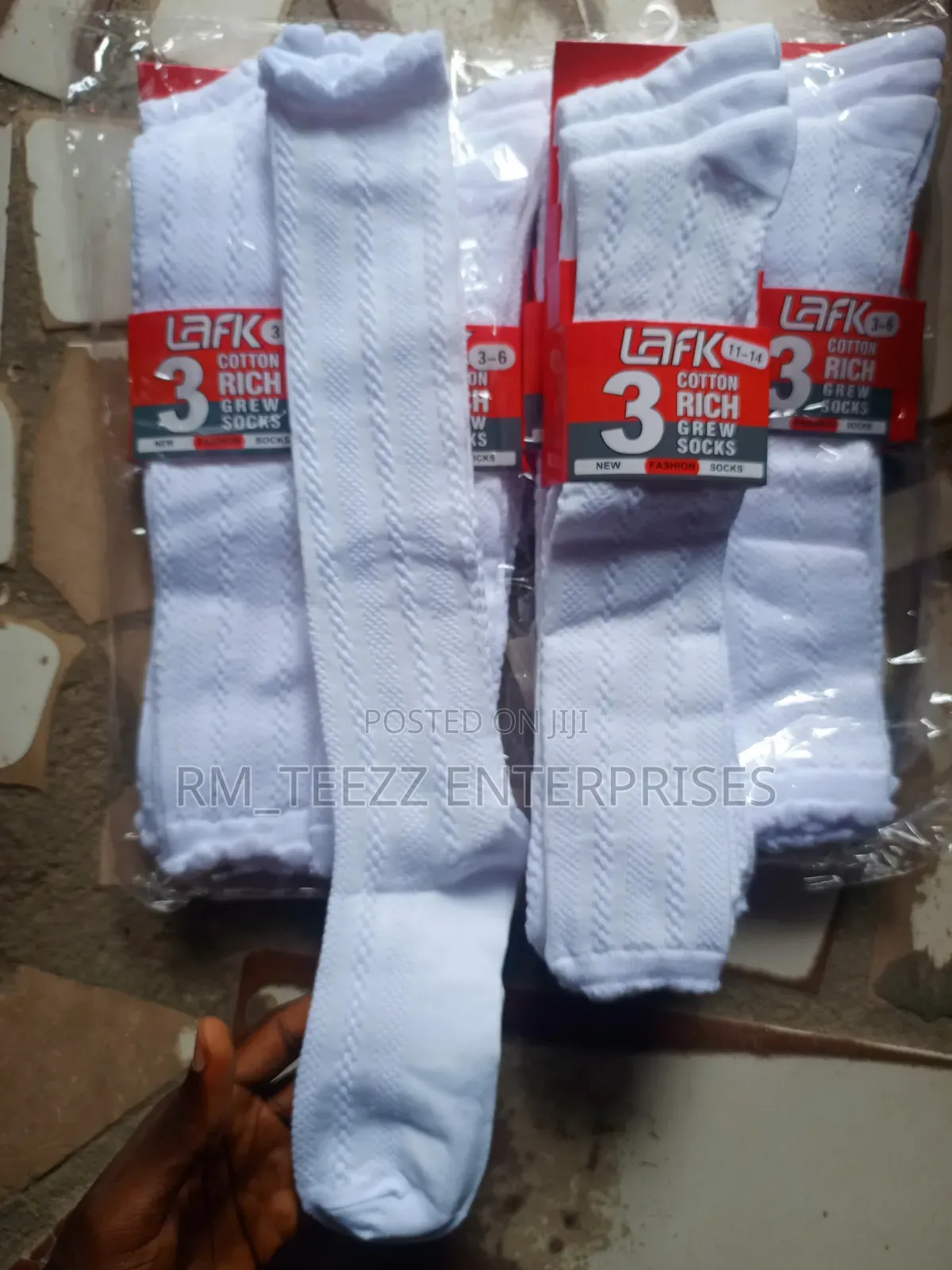 3-in-1 Lark Cotton Rich Kneel Length Socks