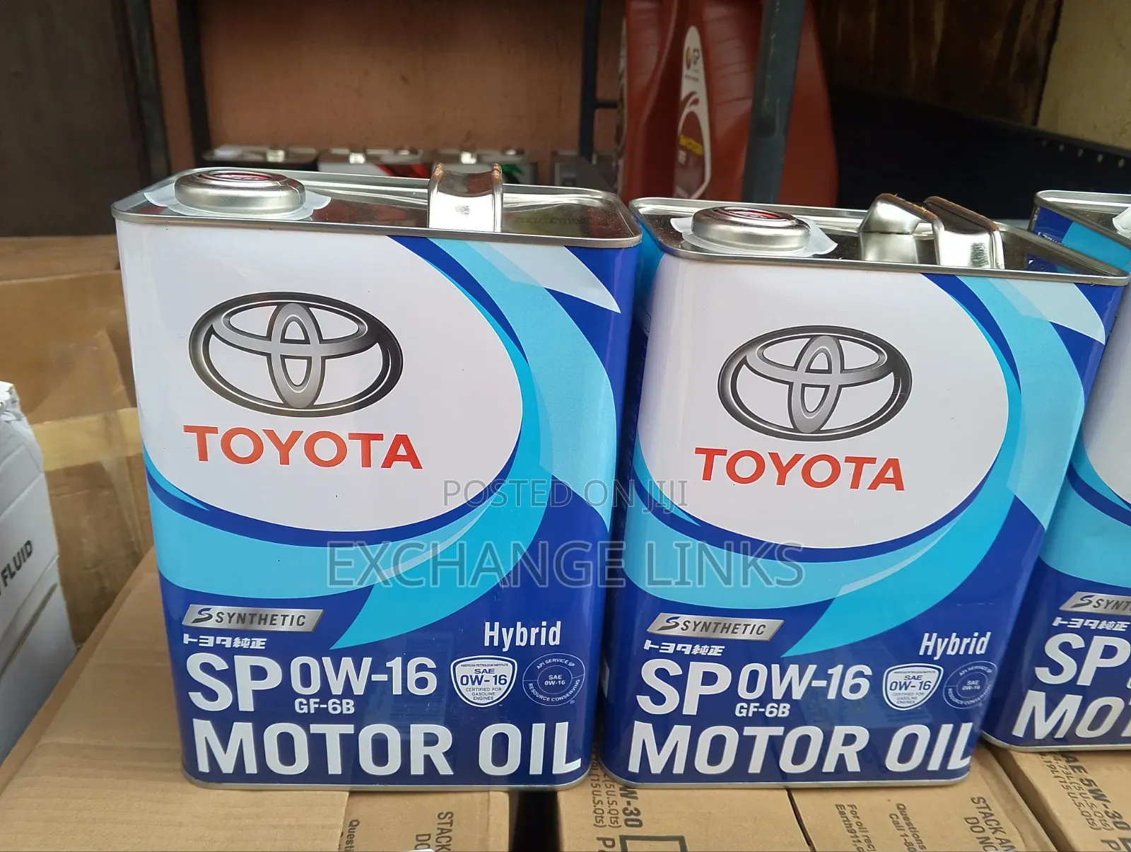 0w-16 Hybrid Toyota Oil for Toyota Vehicle With 0w-16 Specification
