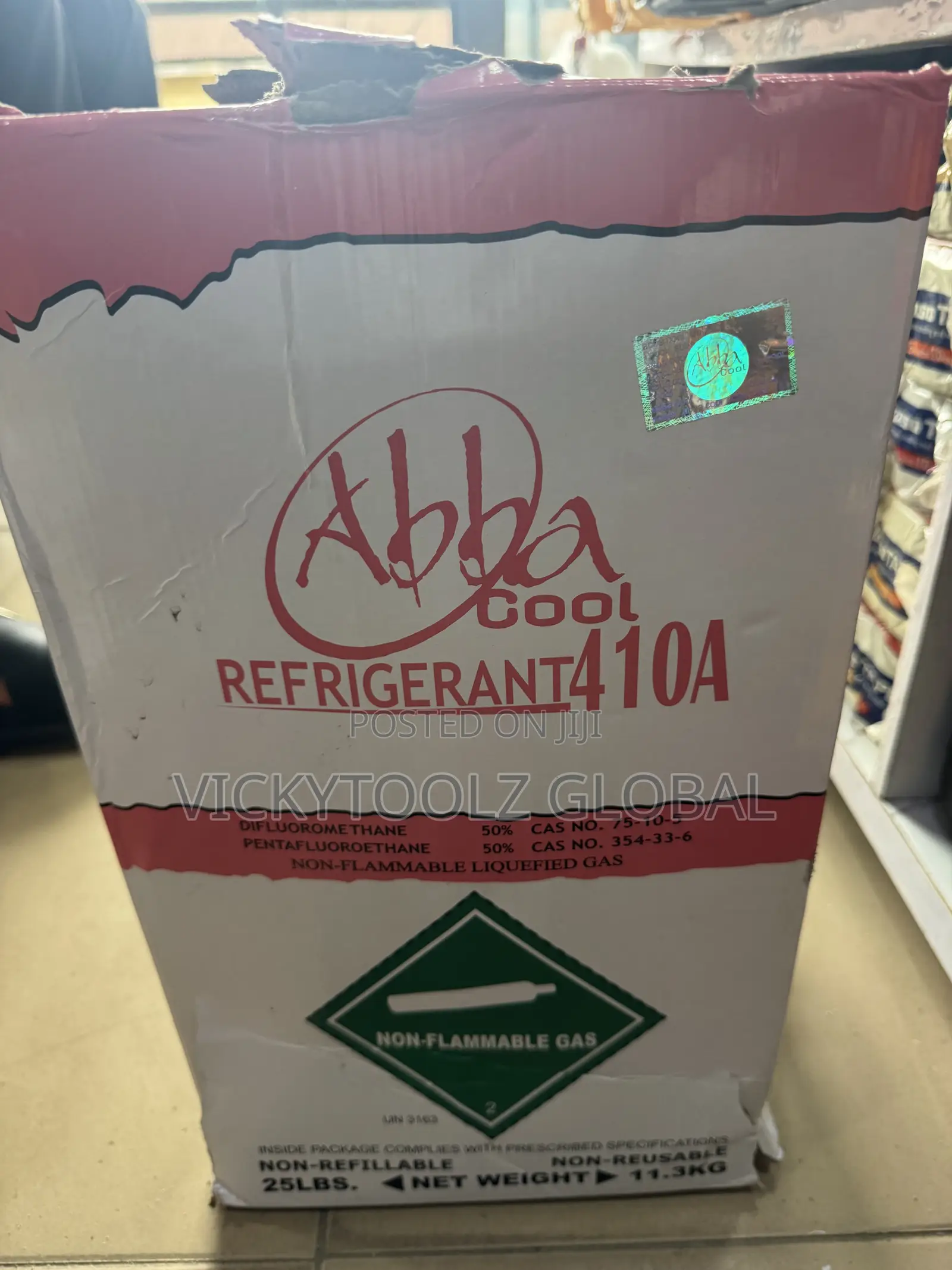 Abba Cool Refrigerant R410a 11.3kg Liquified Gas