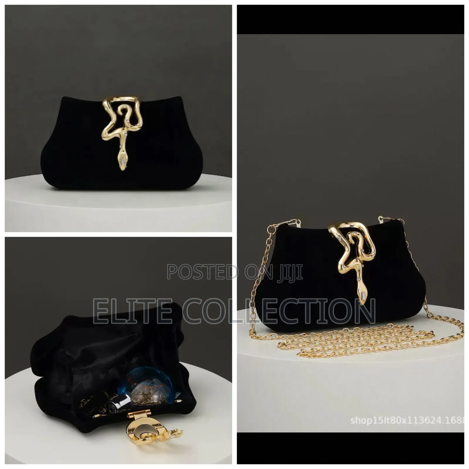 Mini Chic Purse!Available in Just Black Color! Topnotch Quality