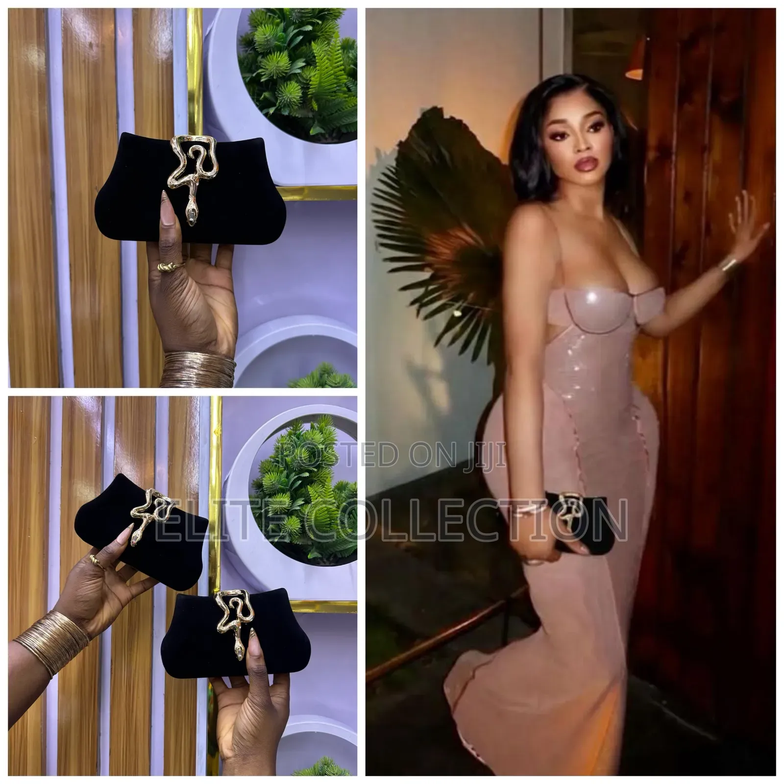 Mini Chic Purse!Available in Just Black Color! Topnotch Quality
