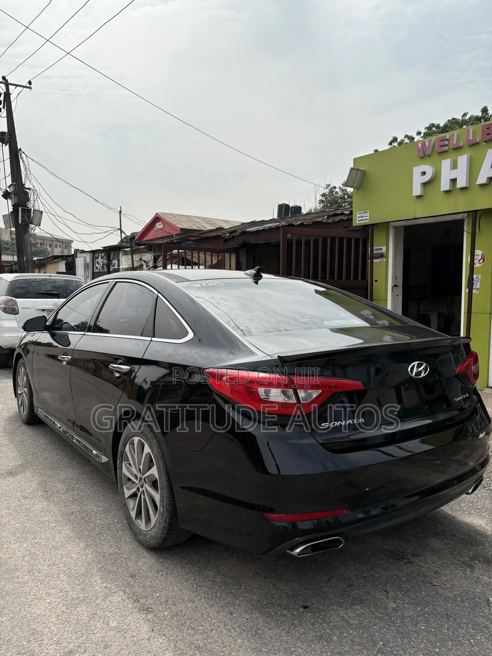 Hyundai Sonata Sport 2.0T Sedan FWD (2.0L 4cyl 6A) 2016 Black