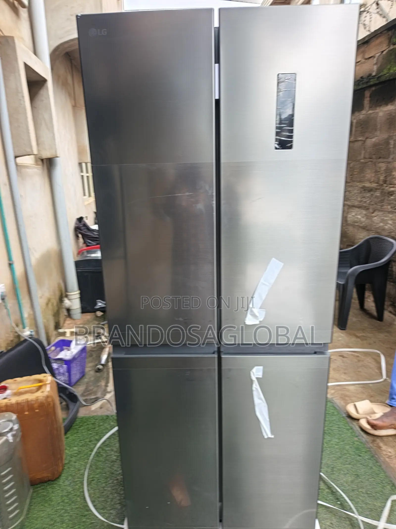 Lg 434l Side by Side Refrigerator Ref-41fplamgcf–Smart Frost Free