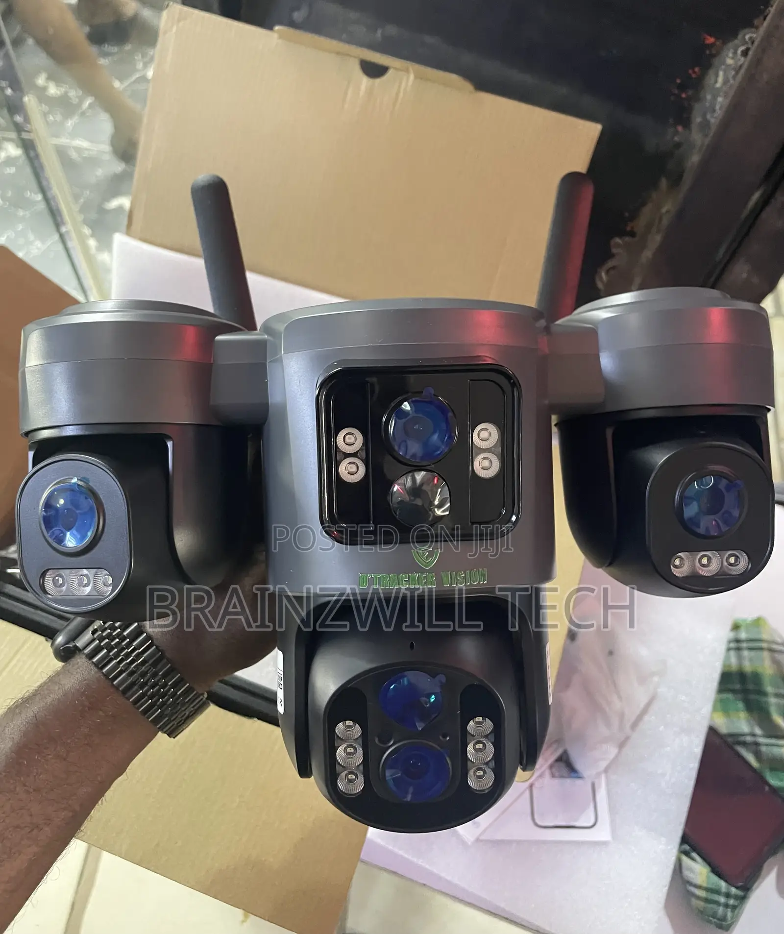 Ubox Aov 4g Triple Lens Camera | 12mp Ultra Hd 24/7 Recording