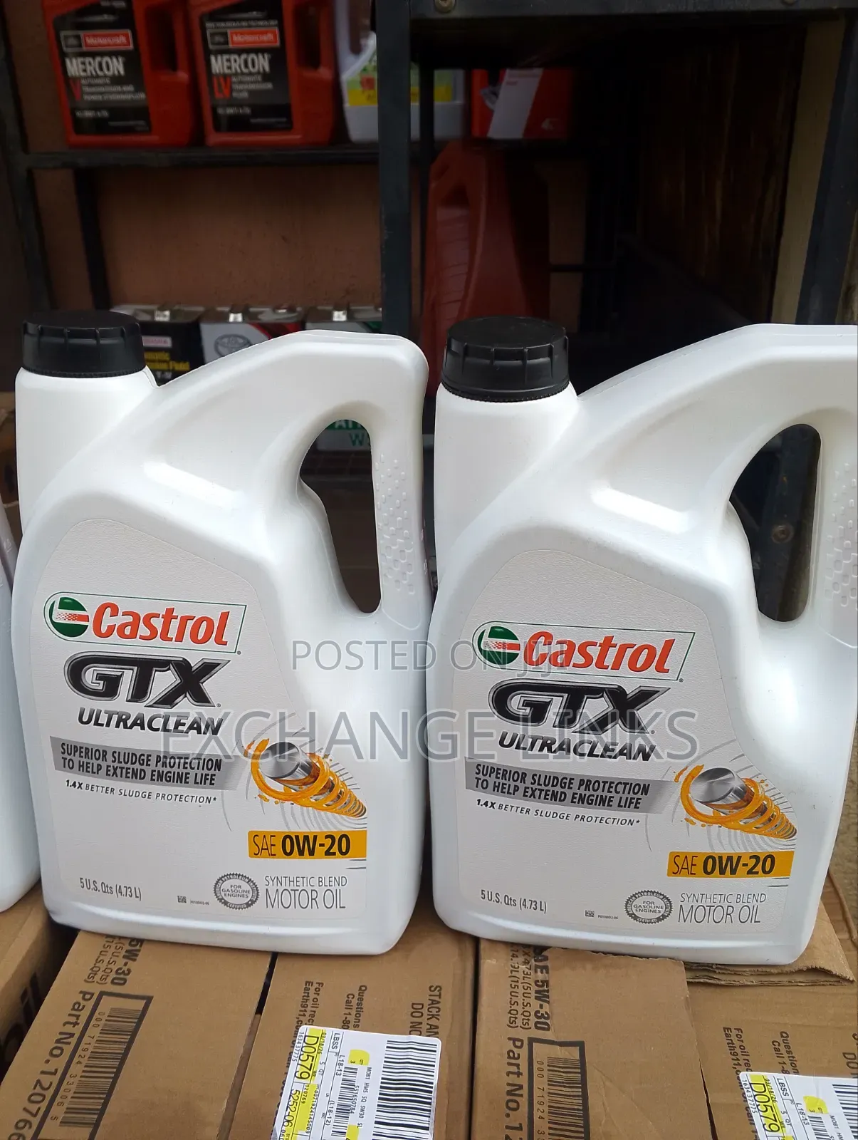 GTX Castrol 0w-20 5l for Cars and Jeeps