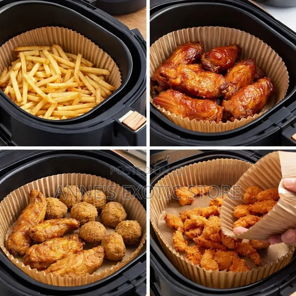 100pcs Disposable Air Fryer Paper Liners – 100 Sheets