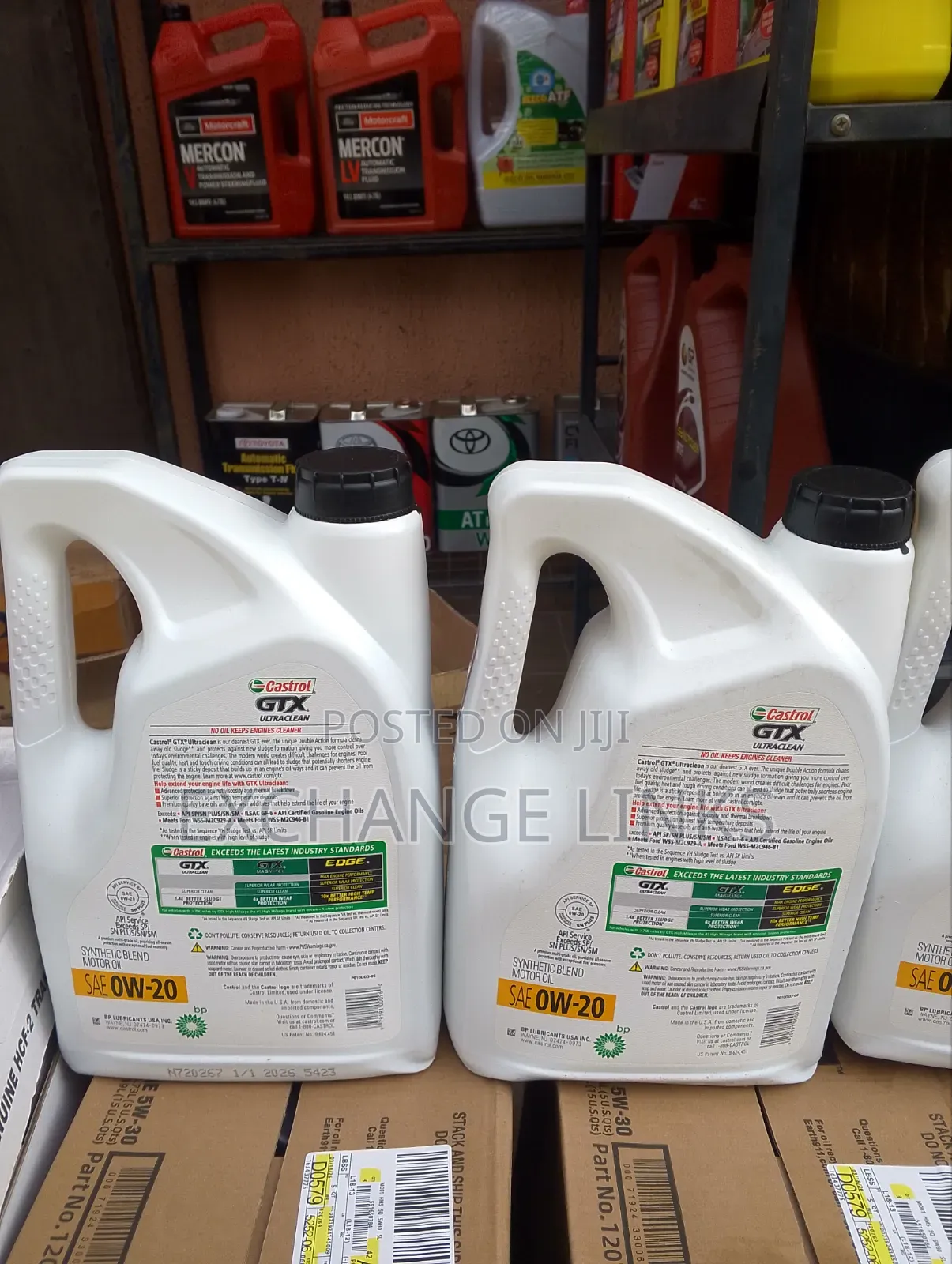 Castrol GTX 0w-20 5l Engine Oil for Suvs