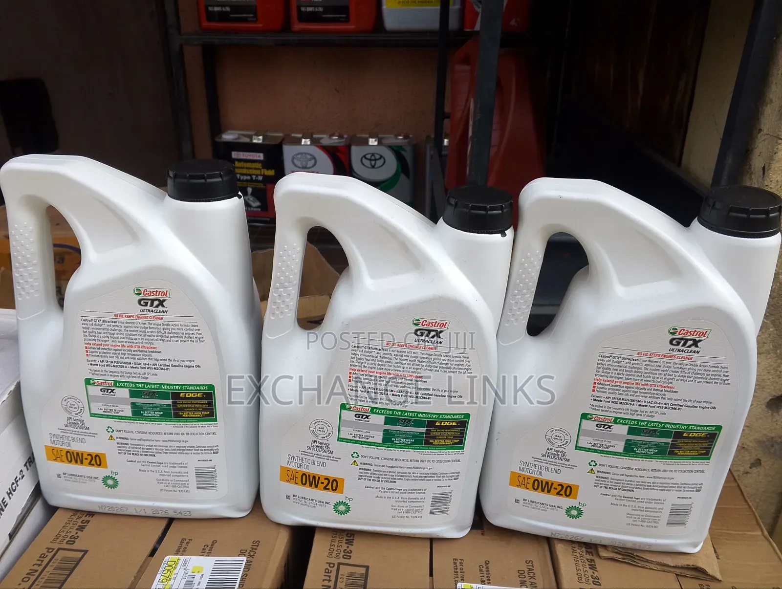 Castrol GTX 0w-20 5l Engine Oil for Suvs